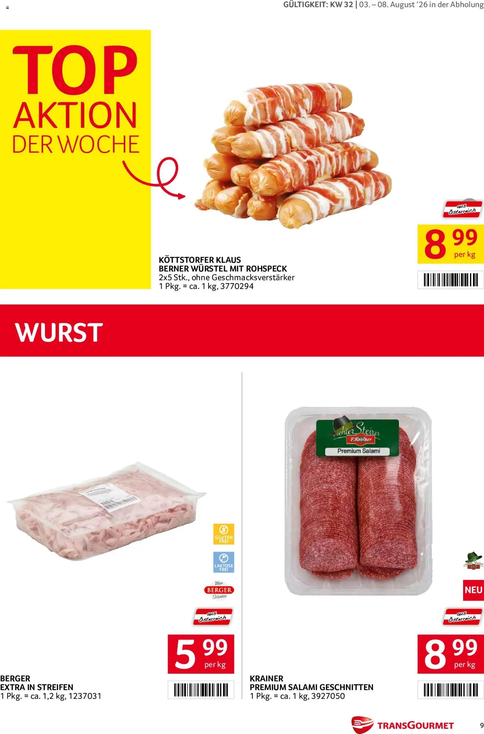 Transgourmet Flugblatt