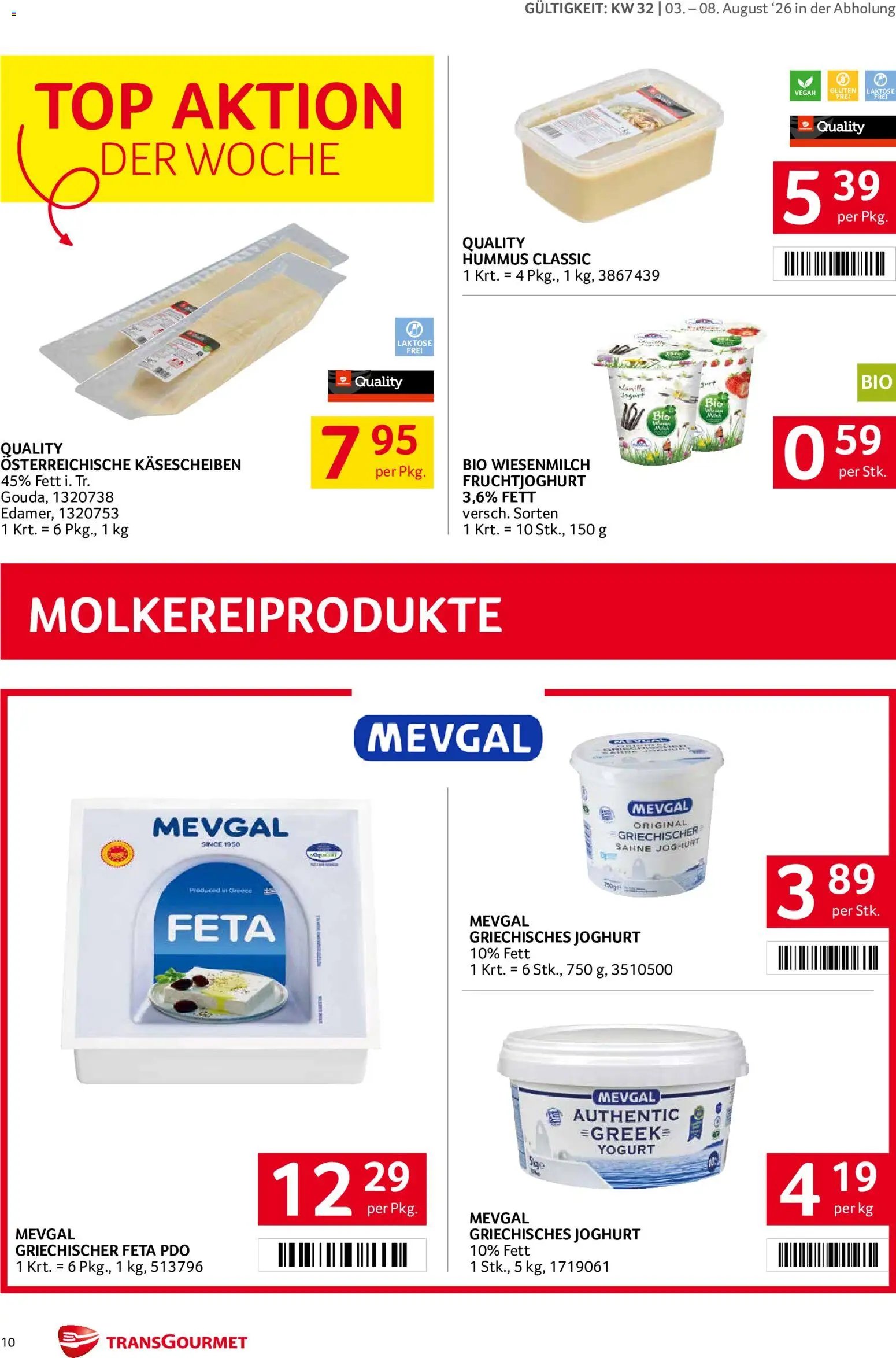 Transgourmet Flugblatt