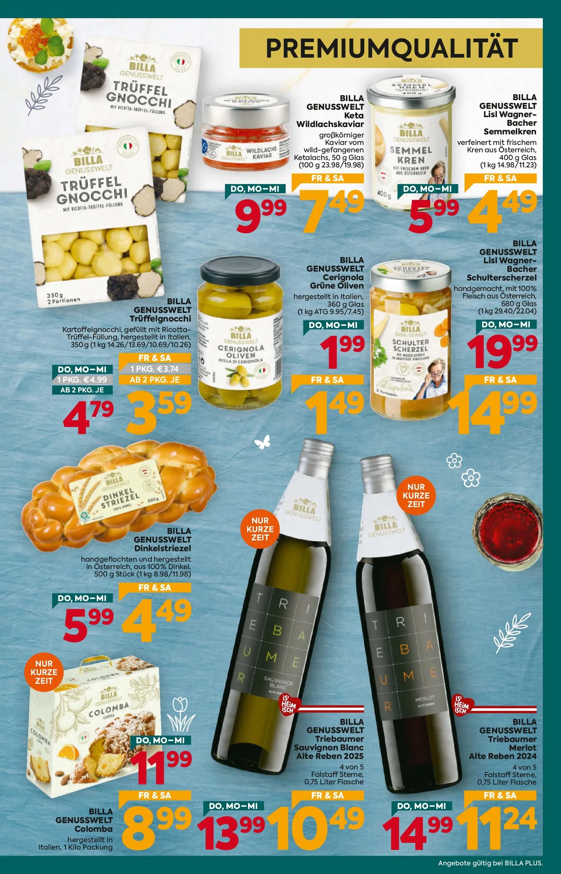 Billa Plus Flugblatt - Burgenland