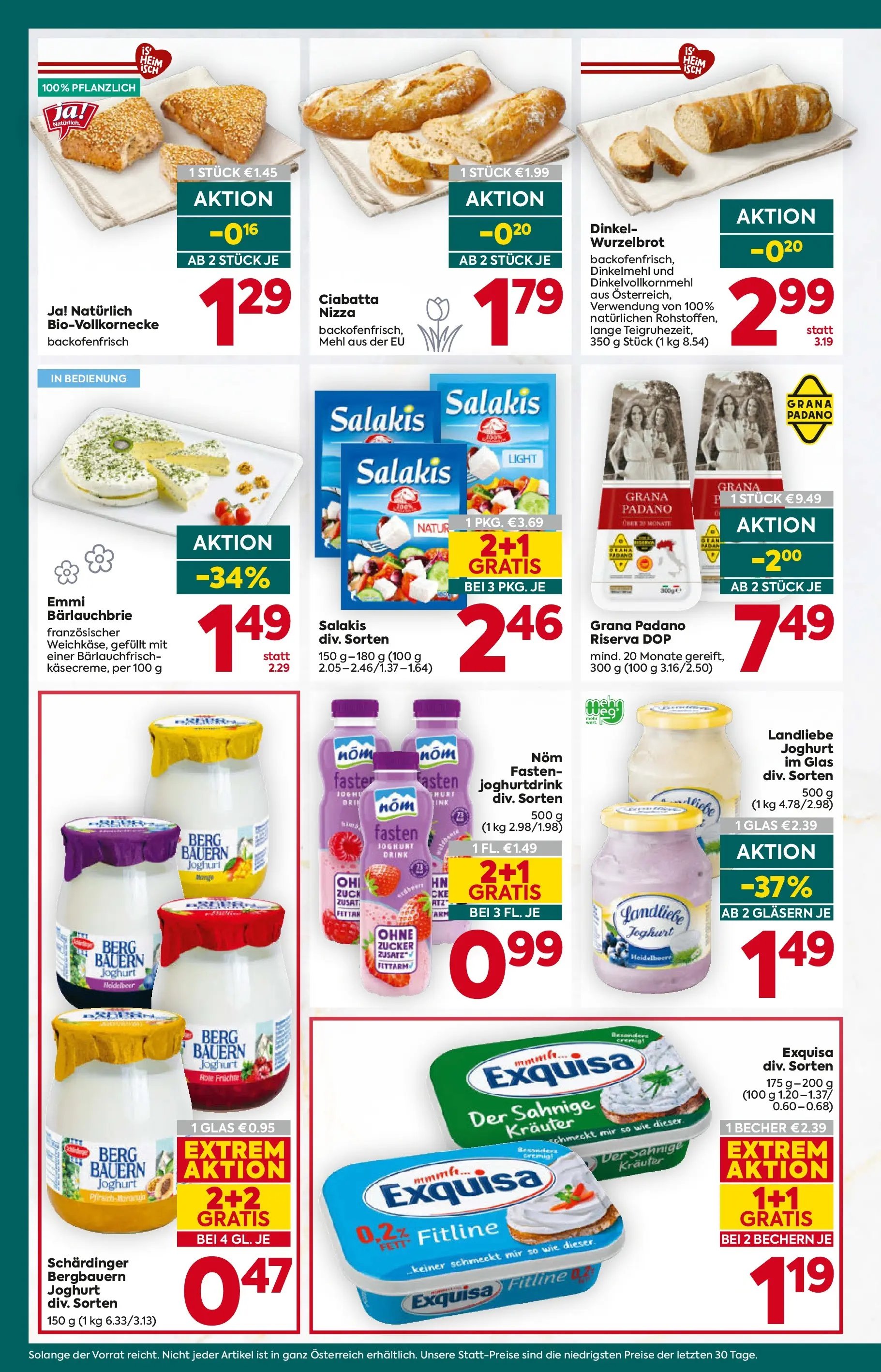 Billa Plus Flugblatt - Burgenland