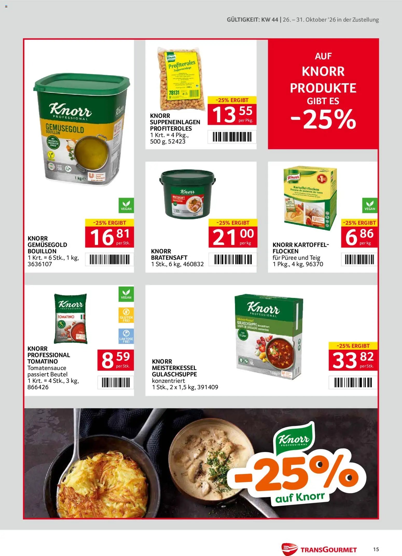 Transgourmet Flugblatt