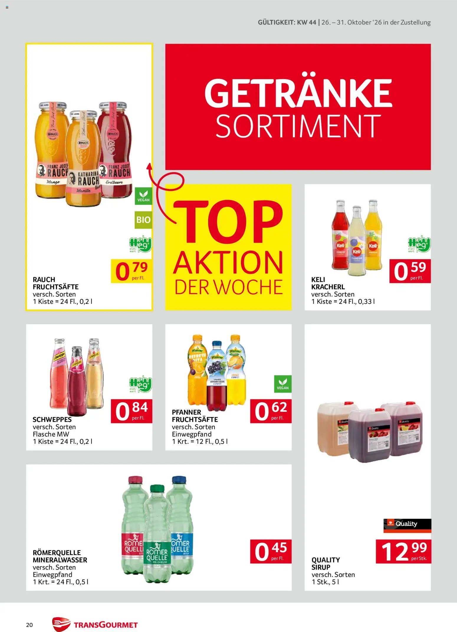 Transgourmet Flugblatt