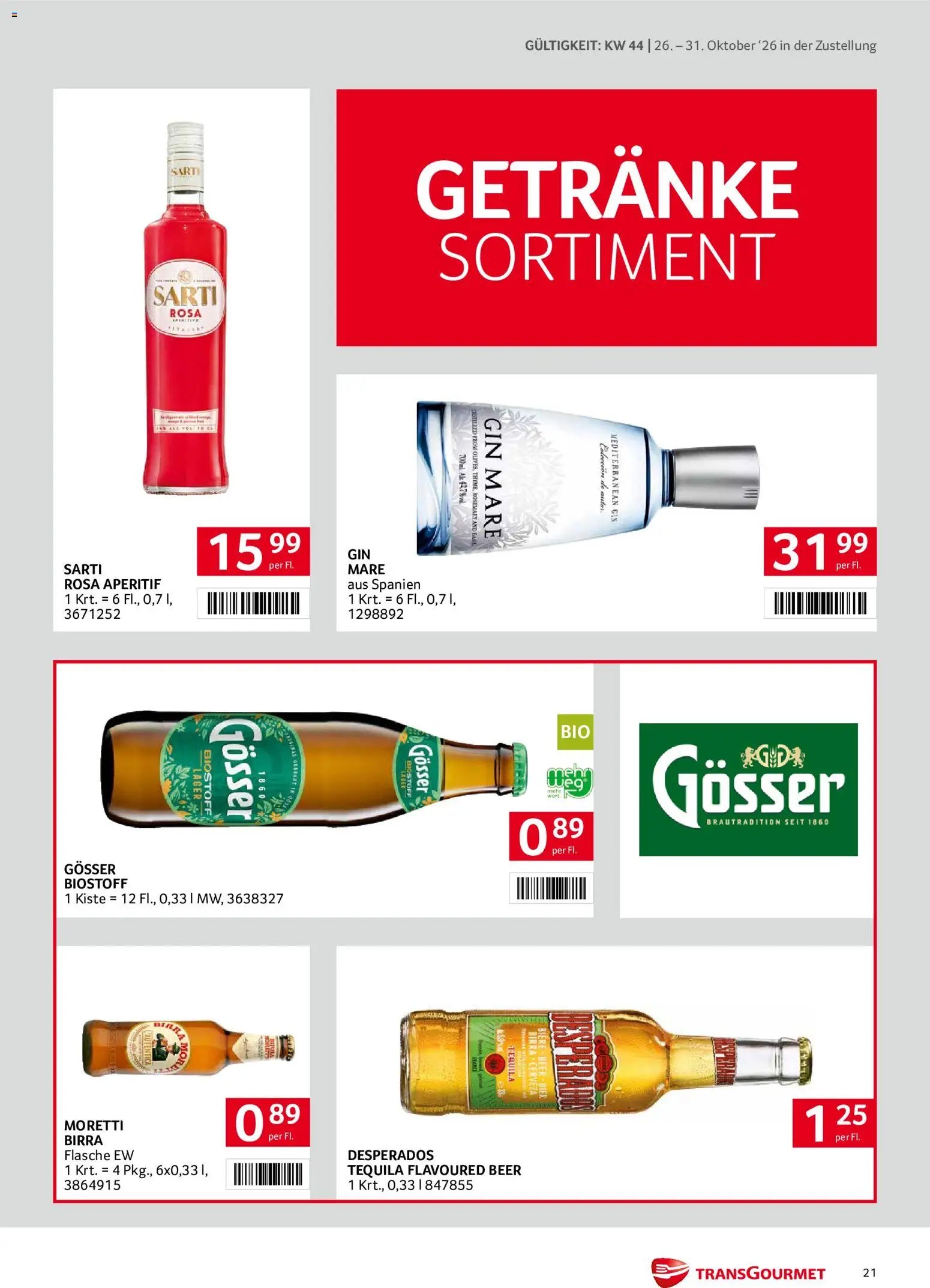 Transgourmet Flugblatt