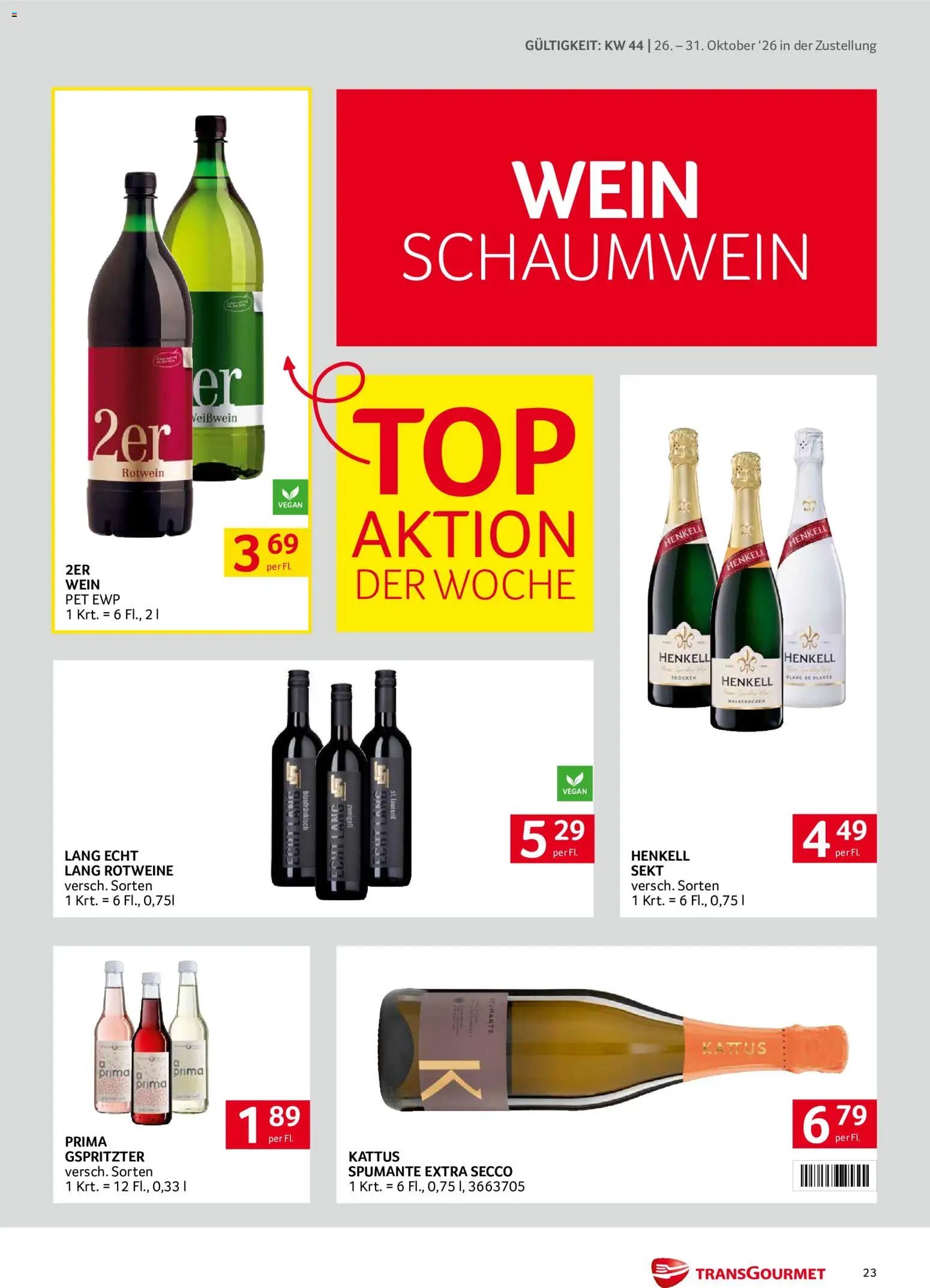 Transgourmet Flugblatt