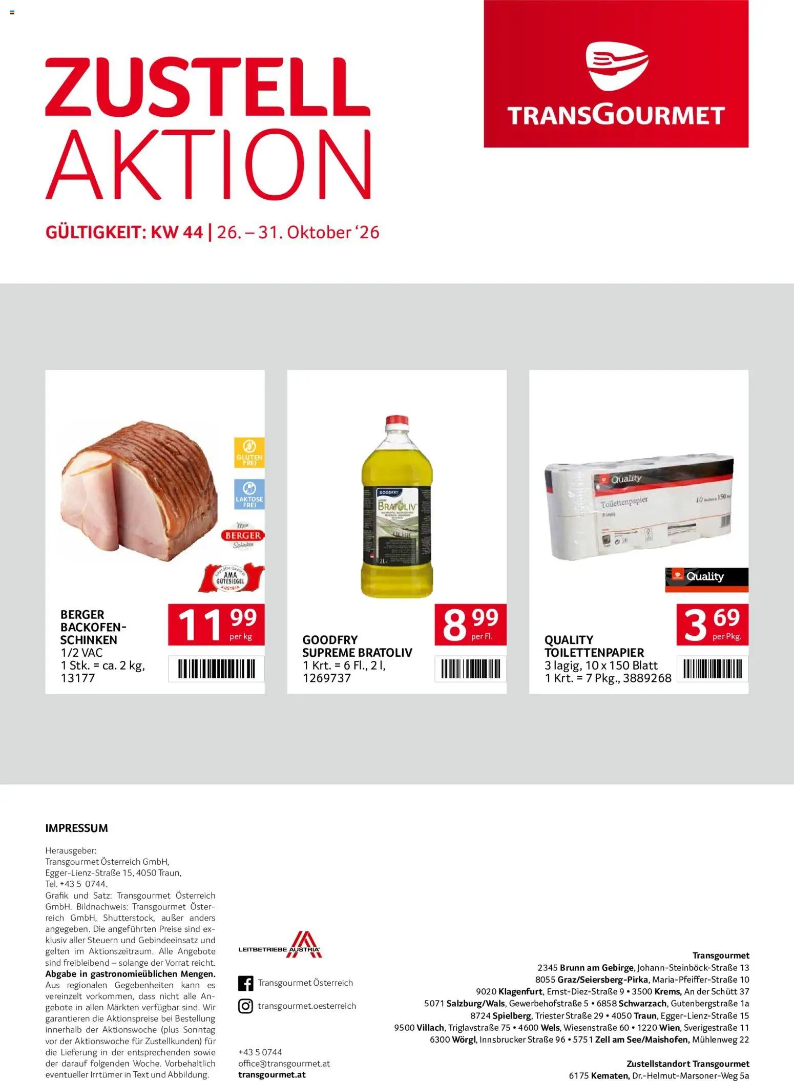 Transgourmet Flugblatt