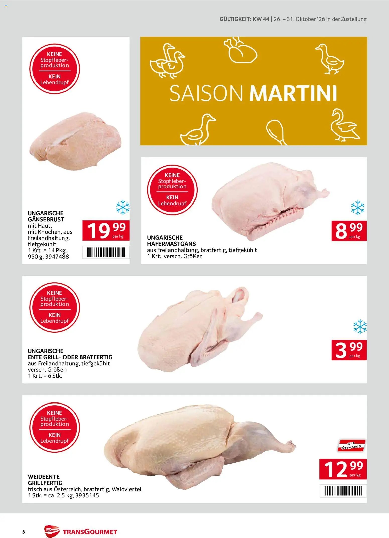 Transgourmet Flugblatt