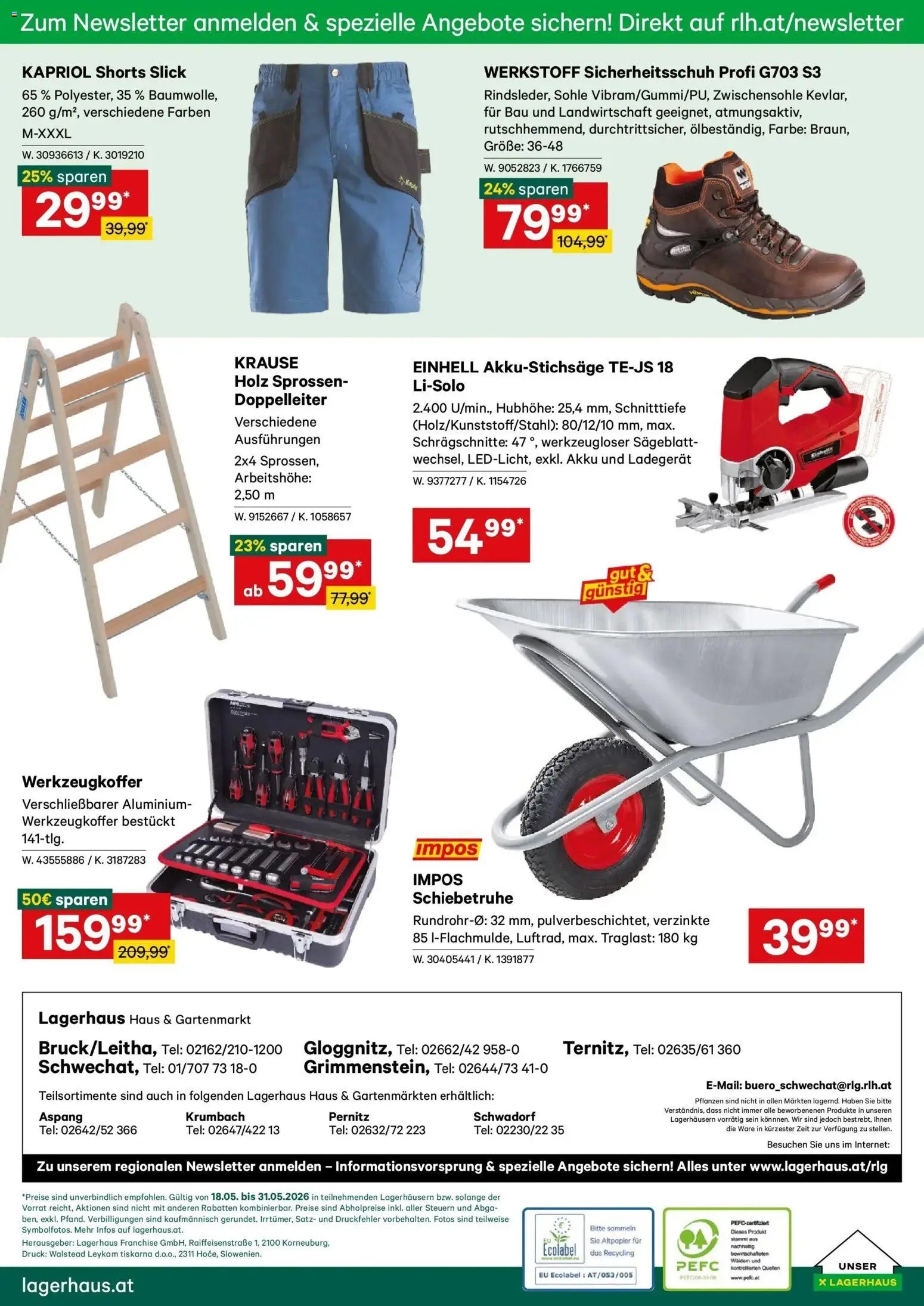 Lagerhaus Wochen Angebote