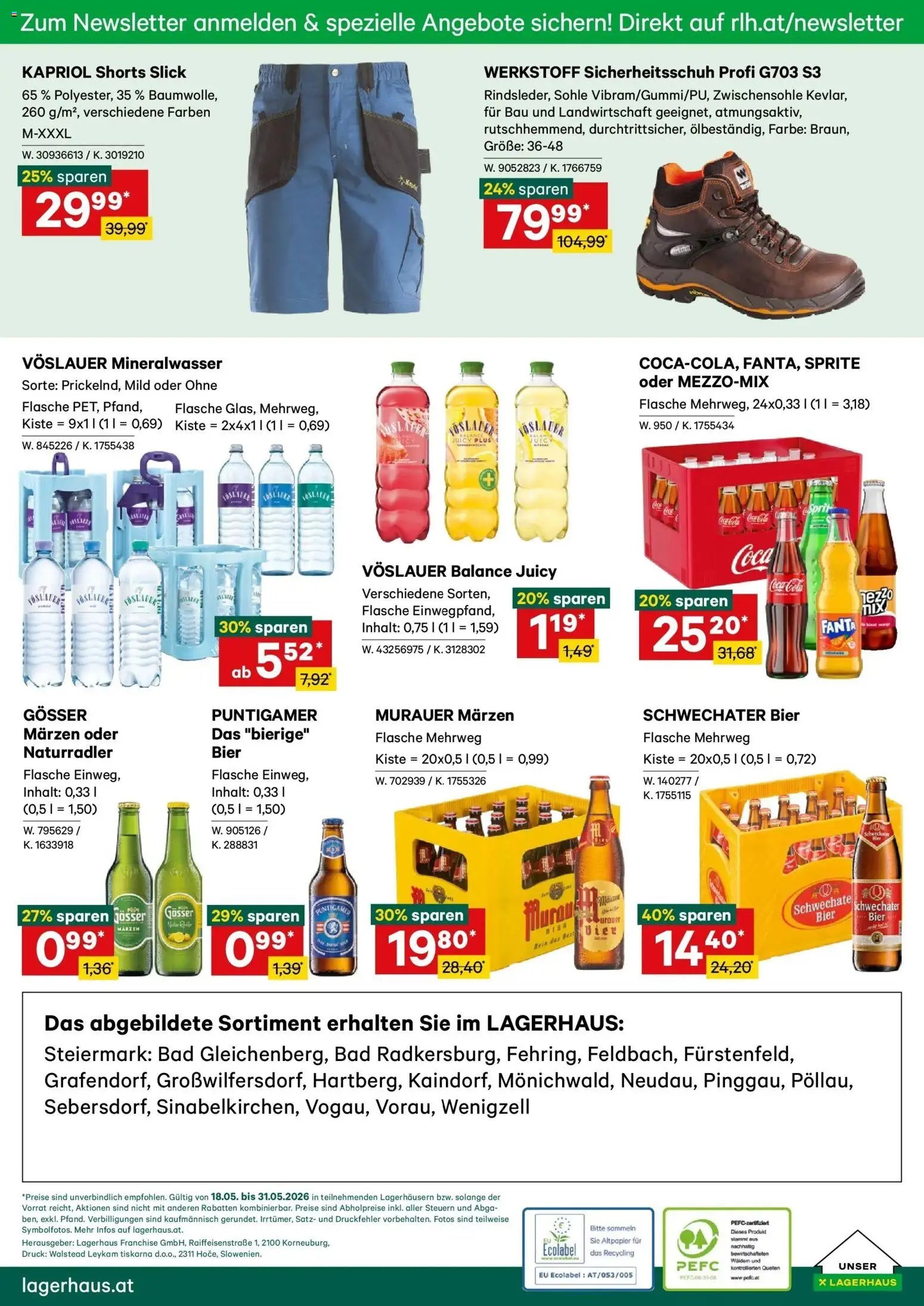 Lagerhaus Wochen Angebote