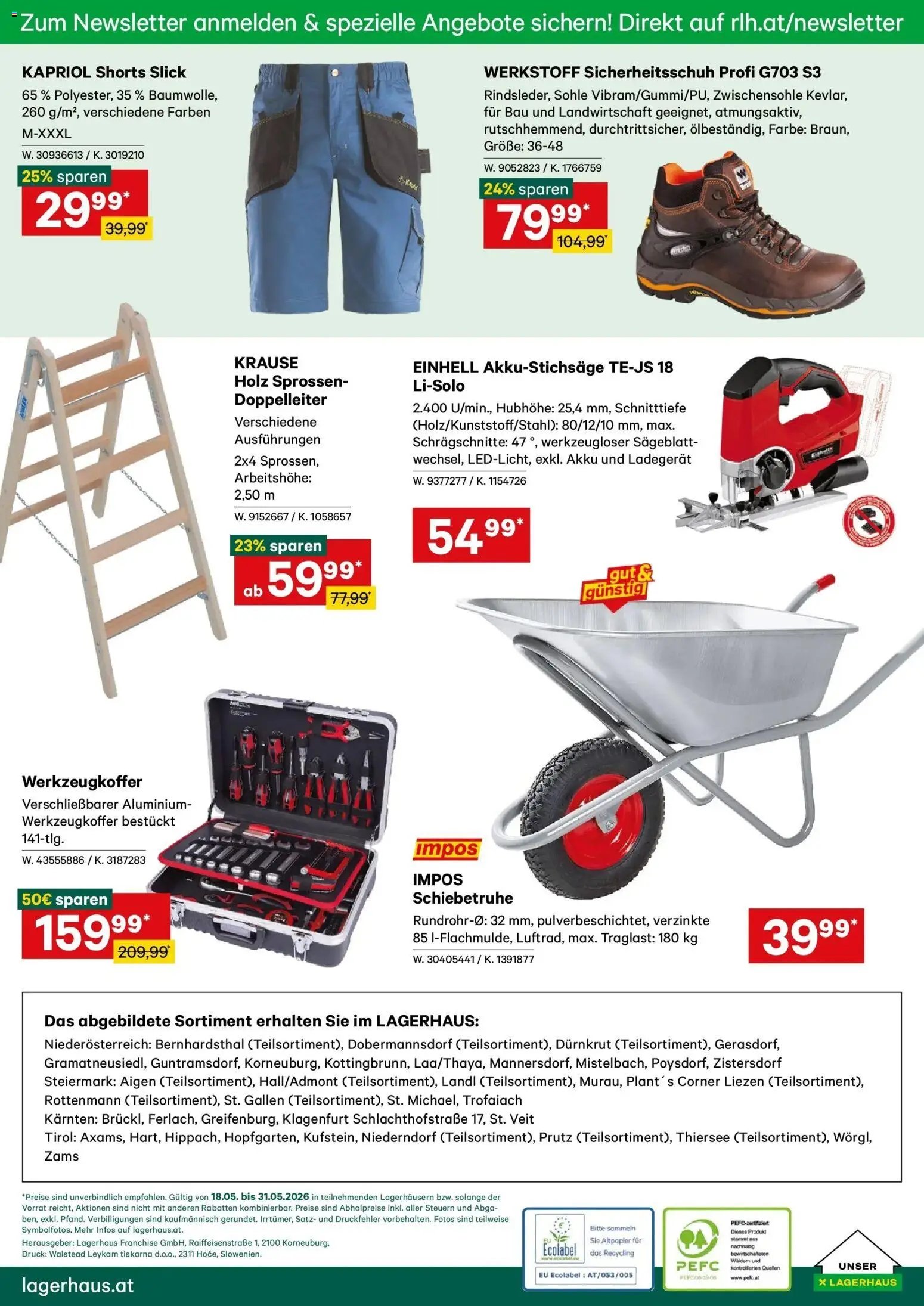 Lagerhaus Wochen Angebote