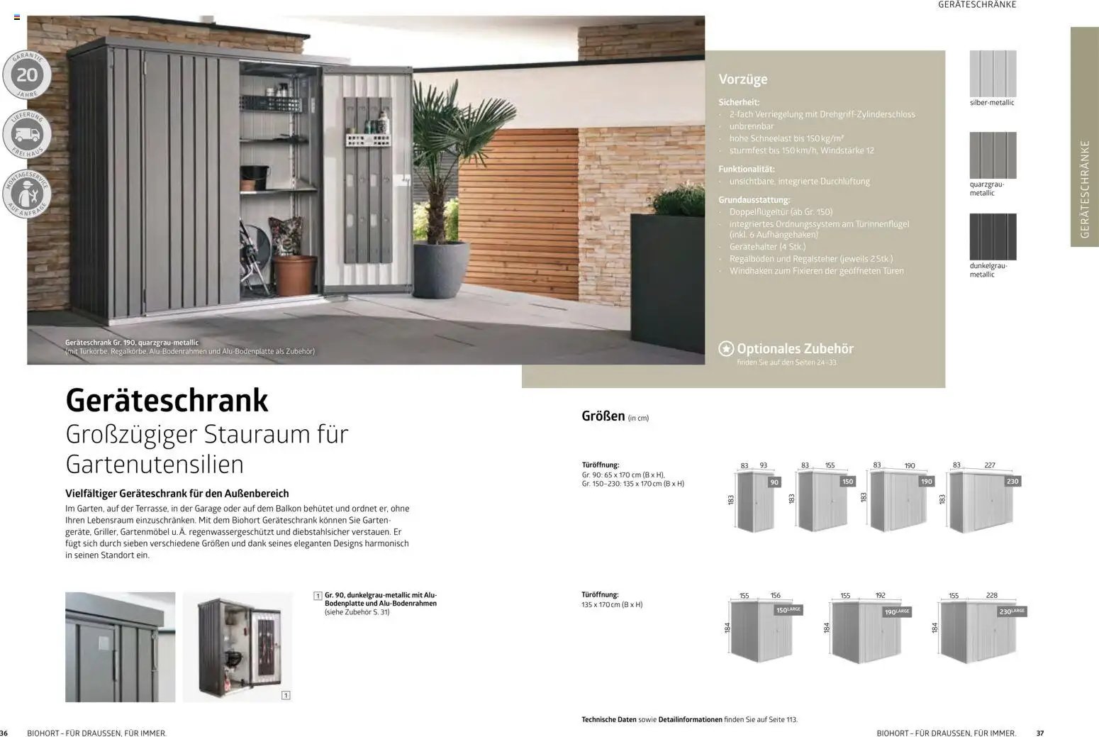 Dehner  Biohort – Metall für Garten & Terrasse