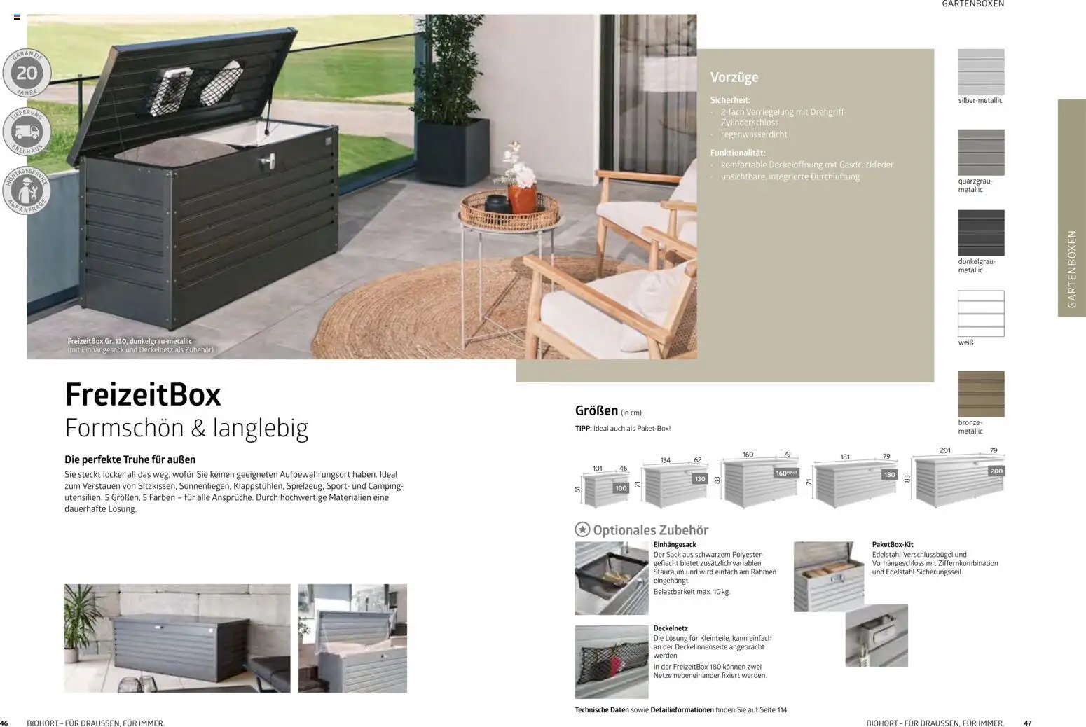 Dehner  Biohort – Metall für Garten & Terrasse