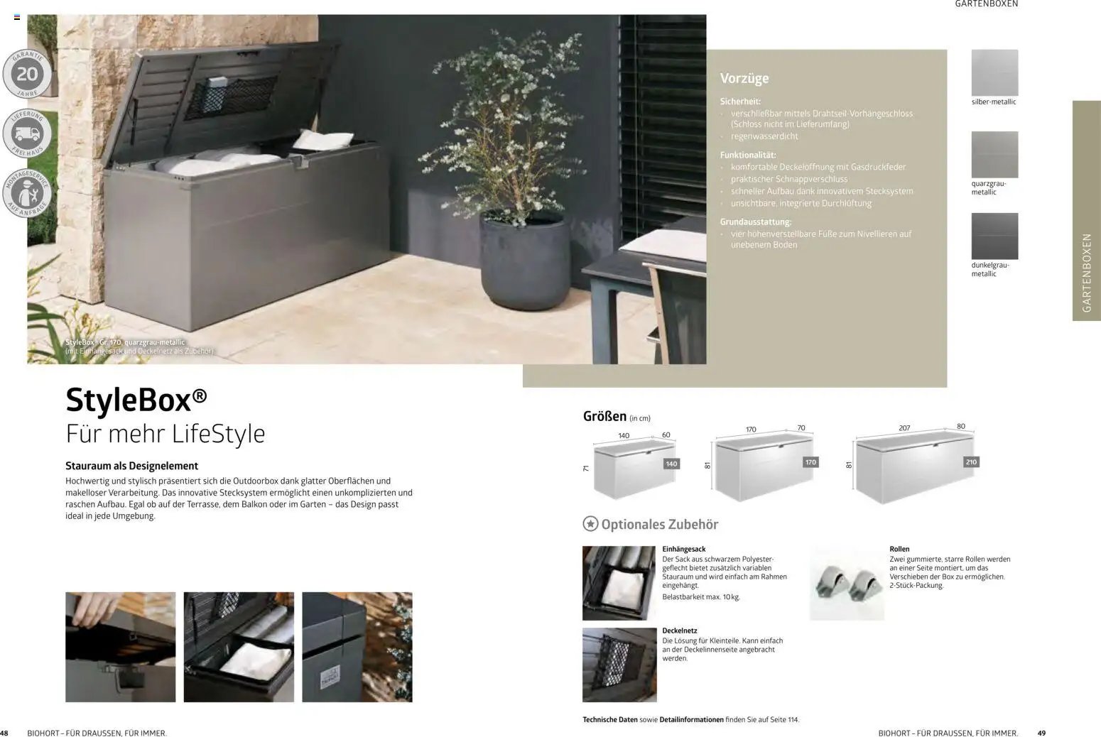 Dehner  Biohort – Metall für Garten & Terrasse