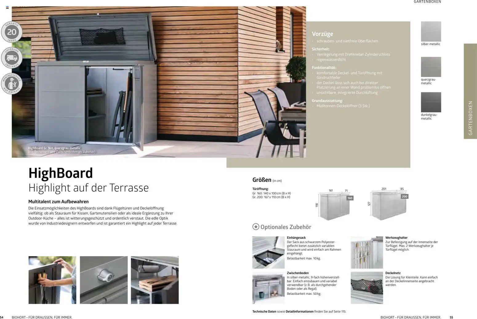 Dehner  Biohort – Metall für Garten & Terrasse