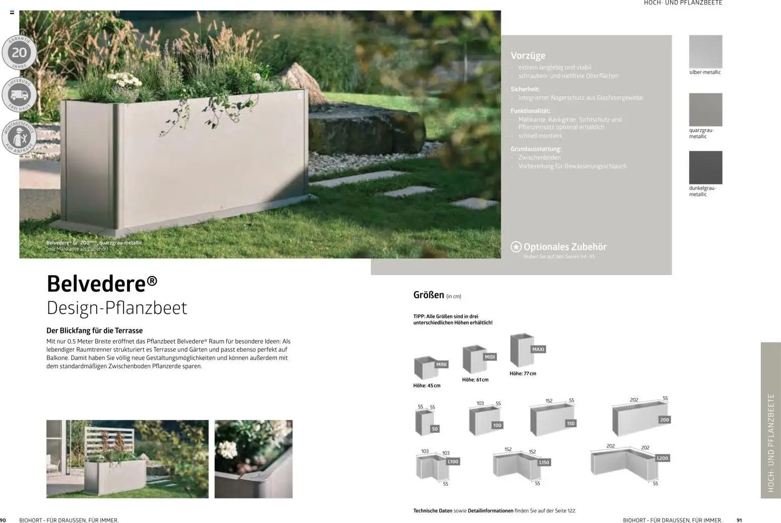 Dehner  Biohort – Metall für Garten & Terrasse