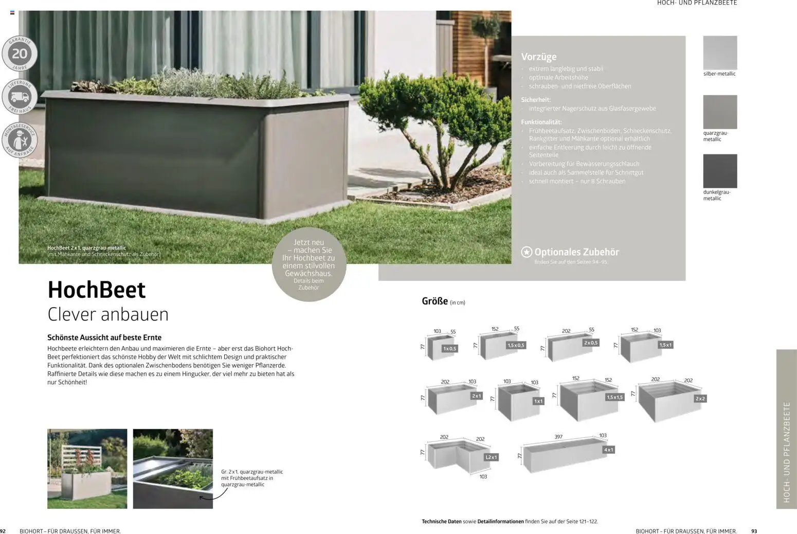 Dehner  Biohort – Metall für Garten & Terrasse