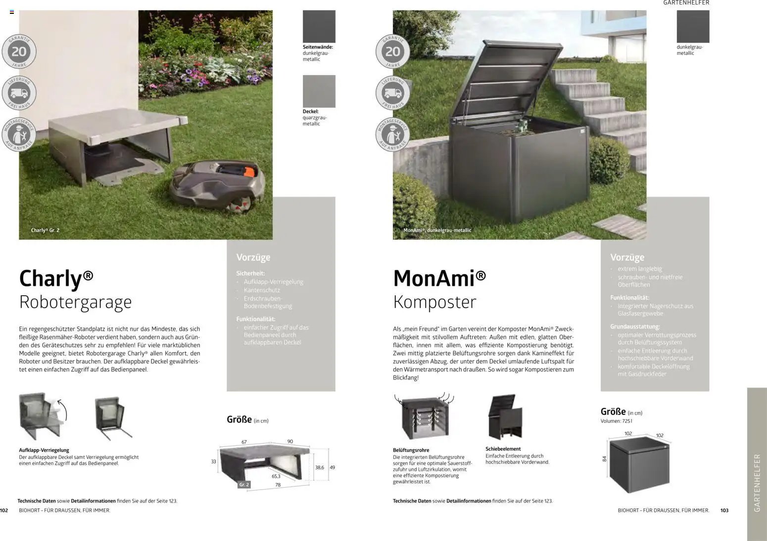 Dehner  Biohort – Metall für Garten & Terrasse