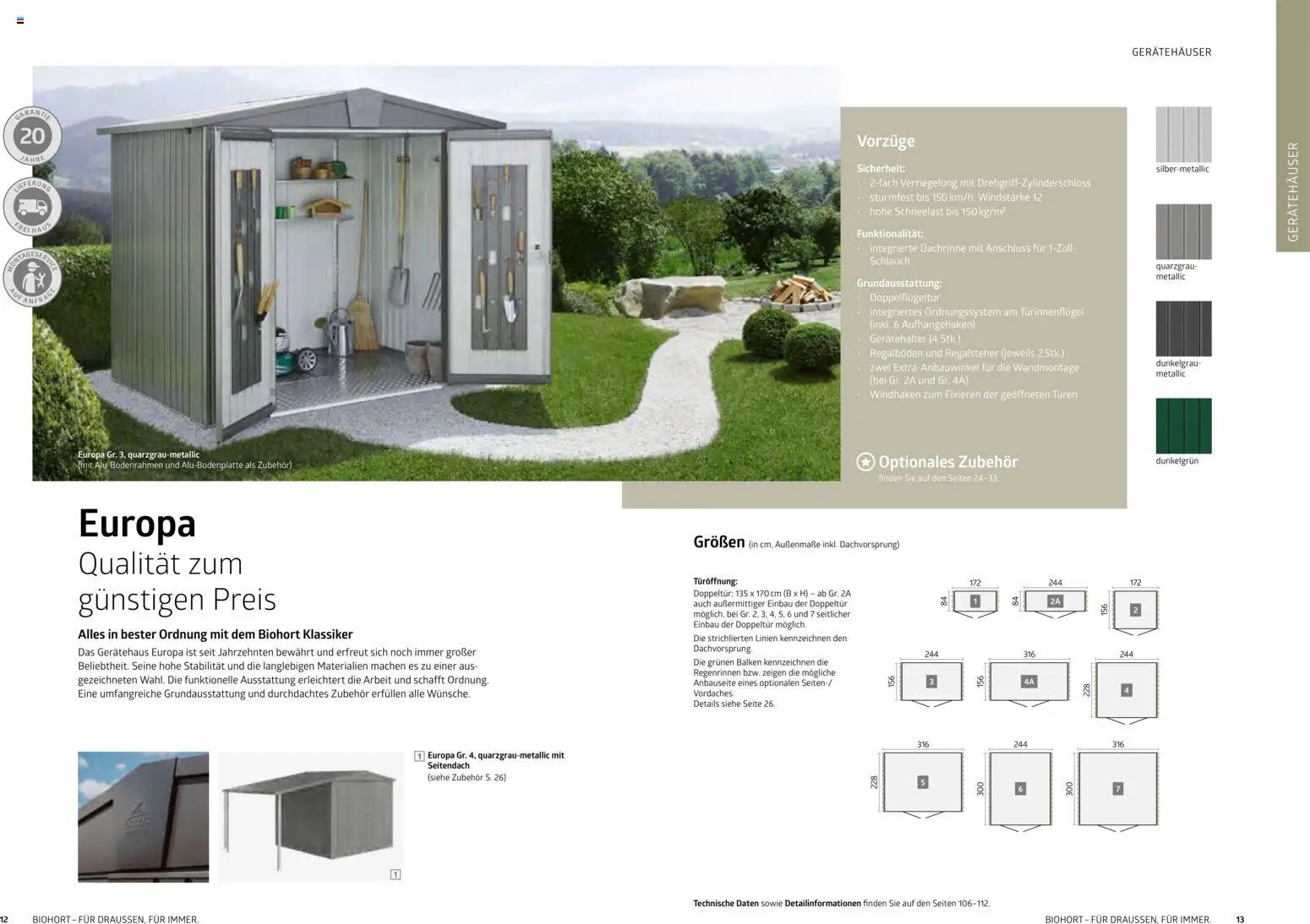 Dehner  Biohort – Metall für Garten & Terrasse
