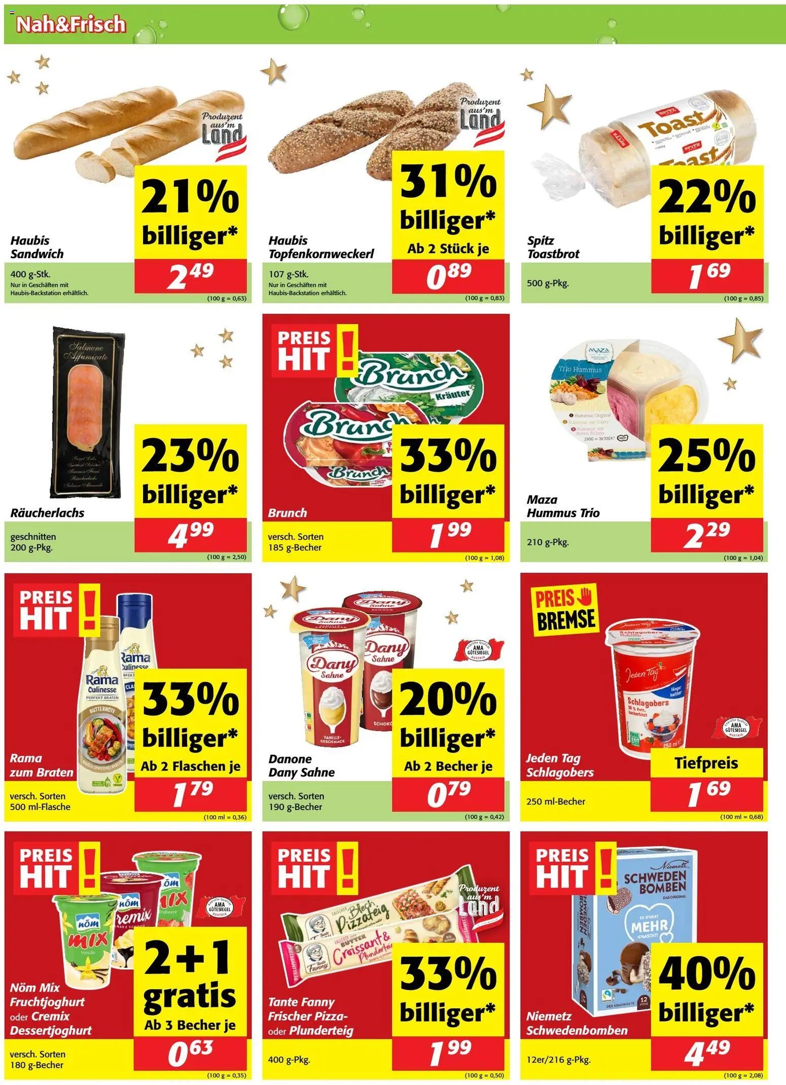 Nah und Frisch Flugblatt