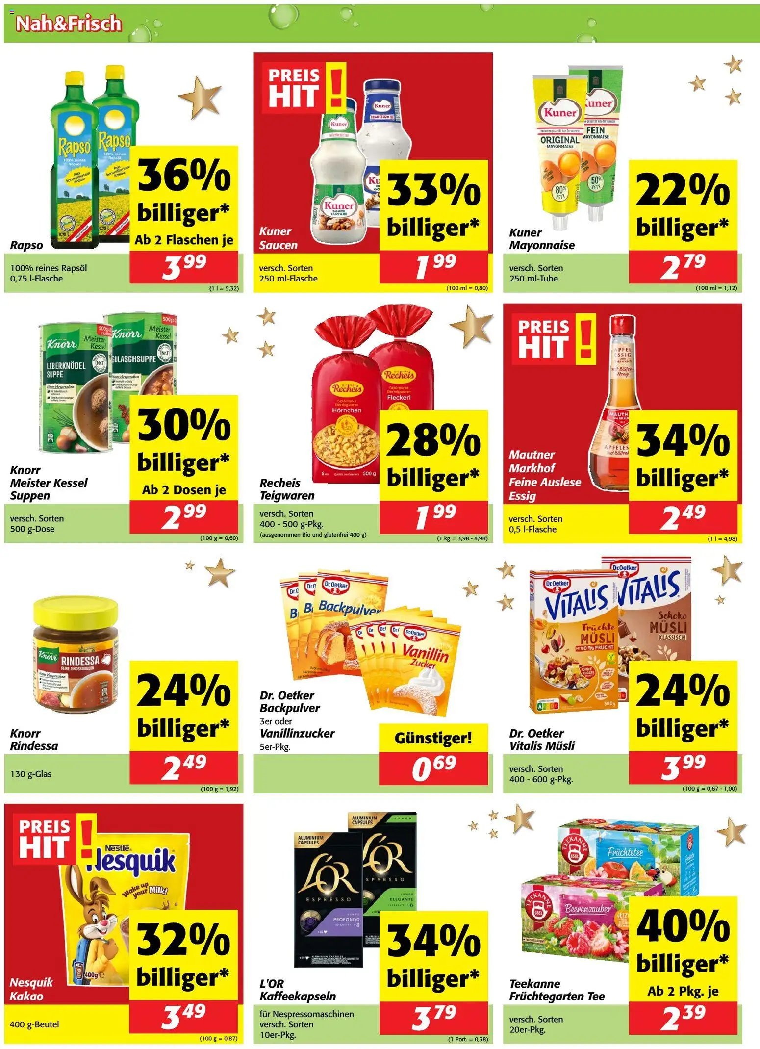 Nah und Frisch Flugblatt