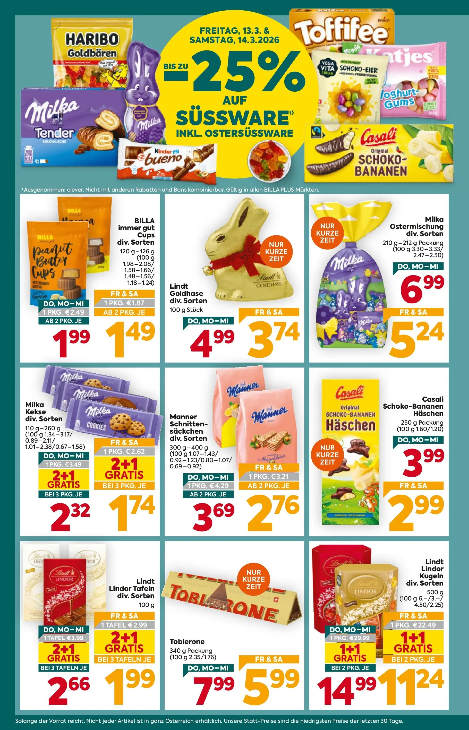 Billa Plus Flugblatt - Wien