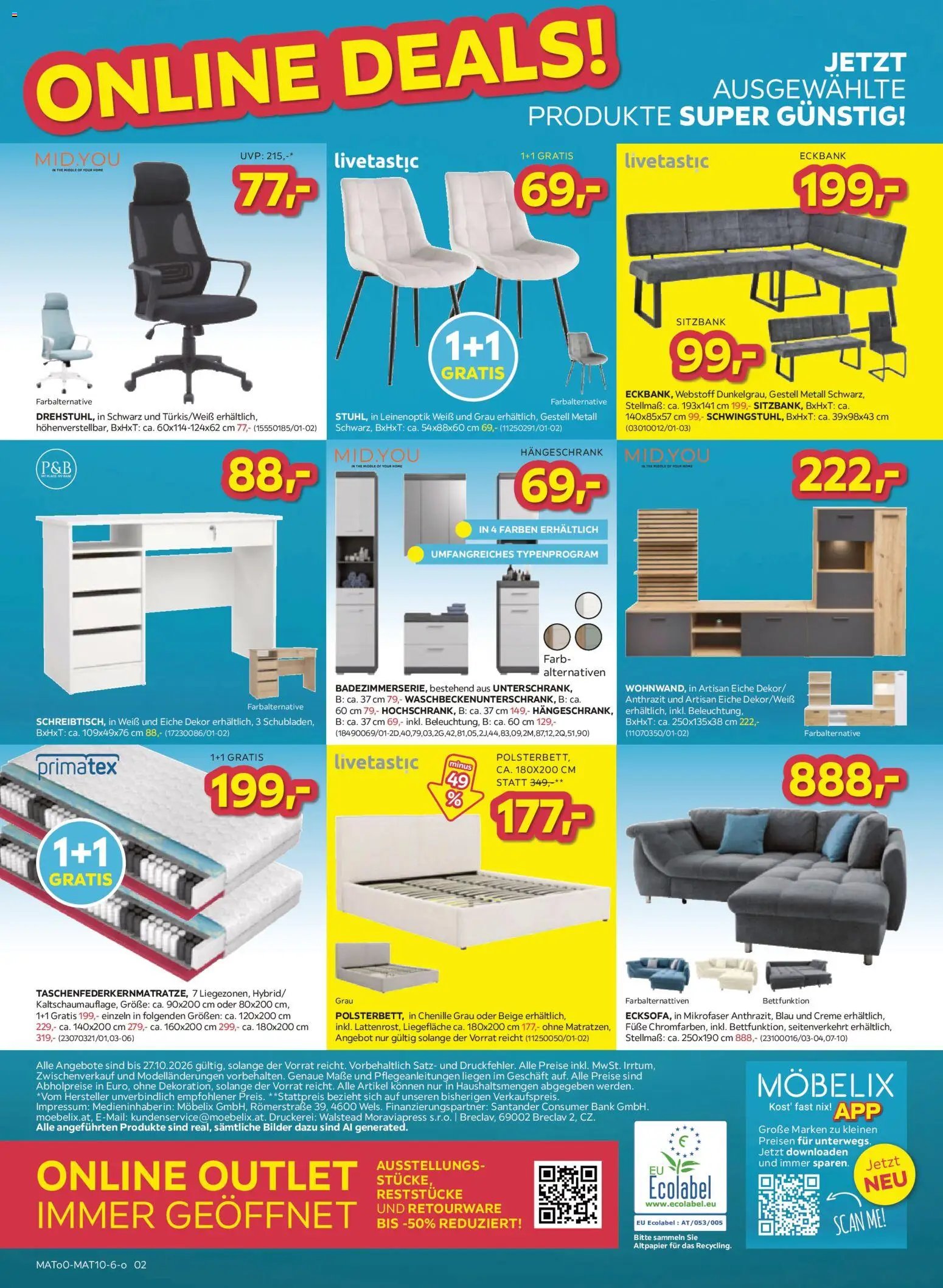 Möbelix Online deals