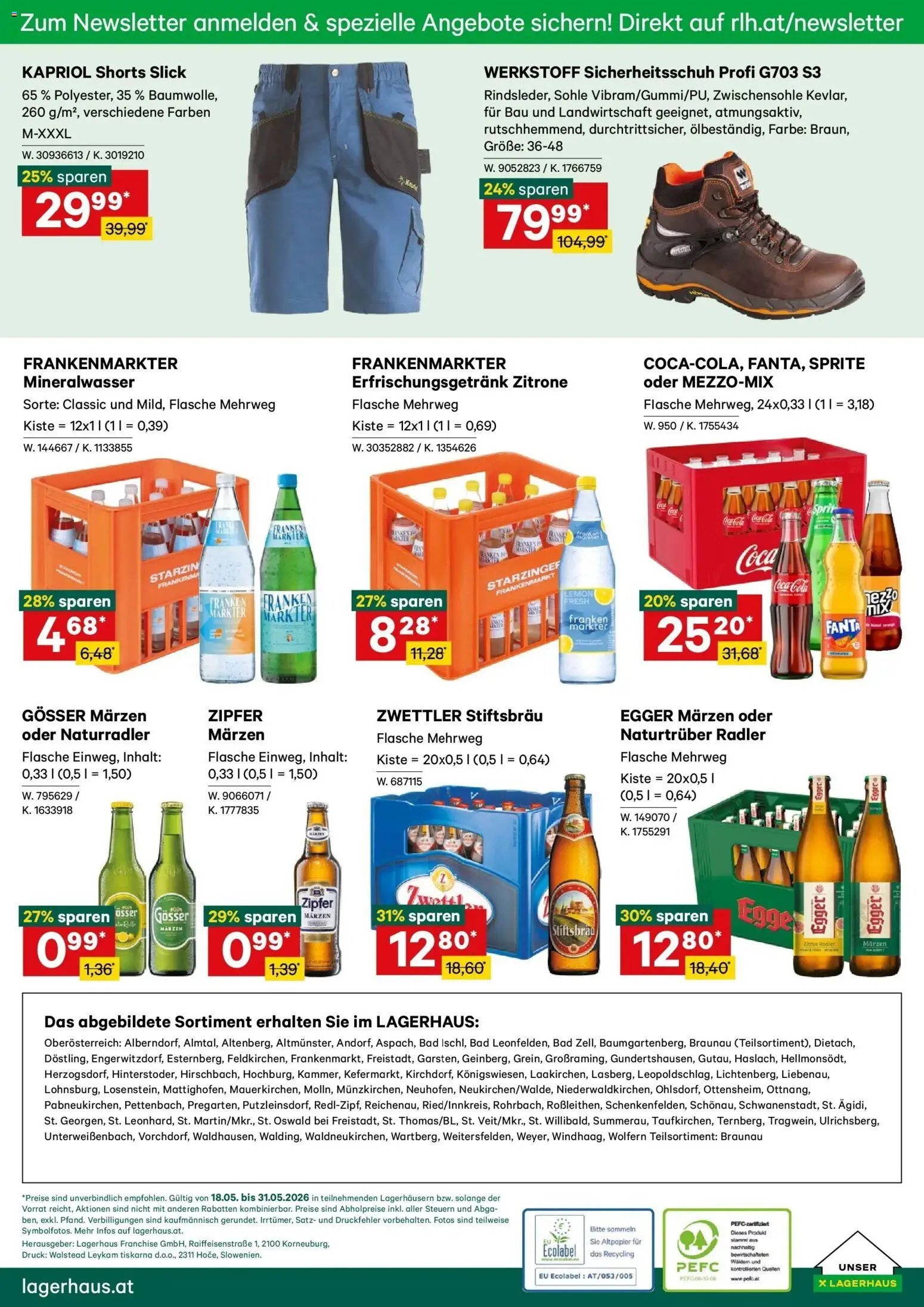 Lagerhaus Wochen Angebote