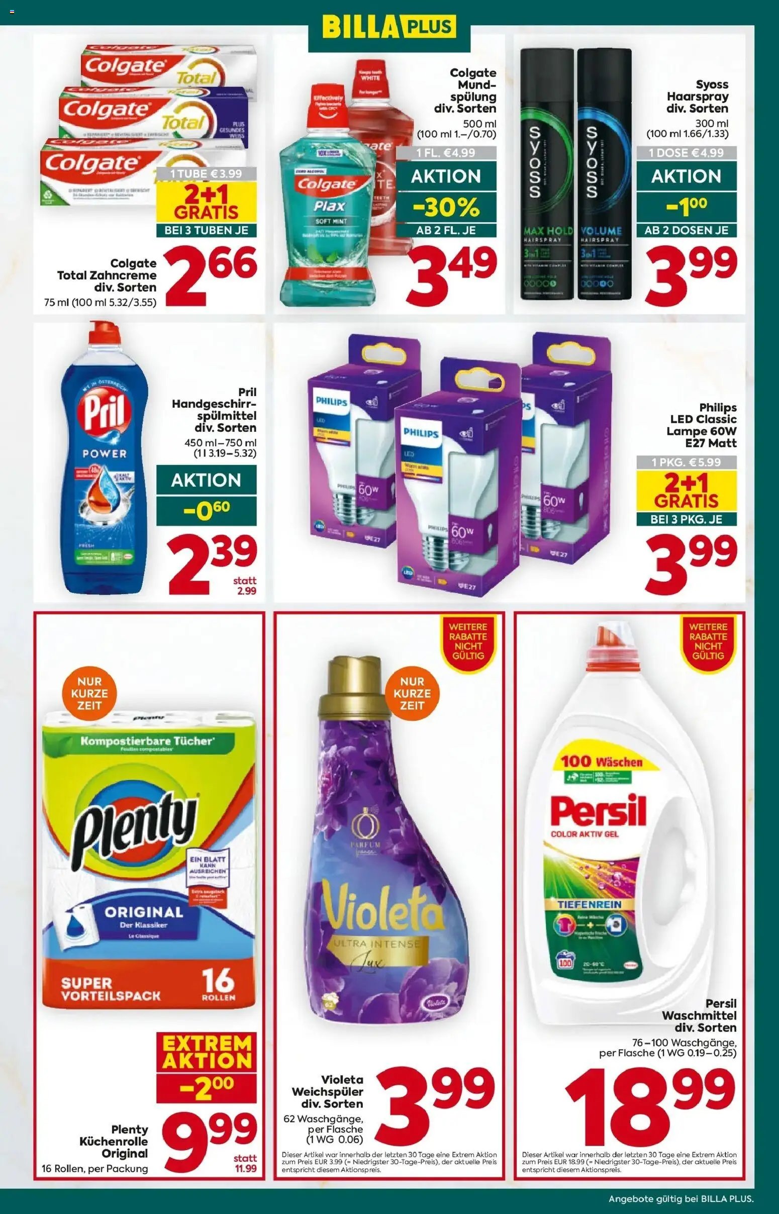 Billa Plus Flugblatt - Salzburg