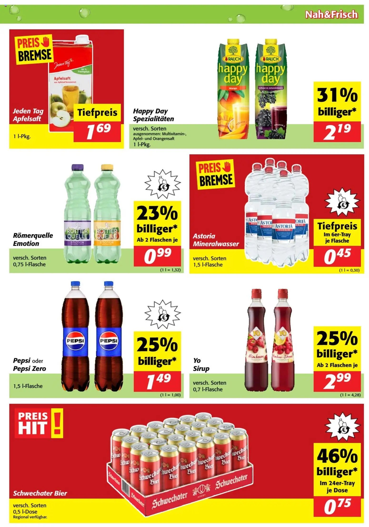 Nah und Frisch Flugblatt