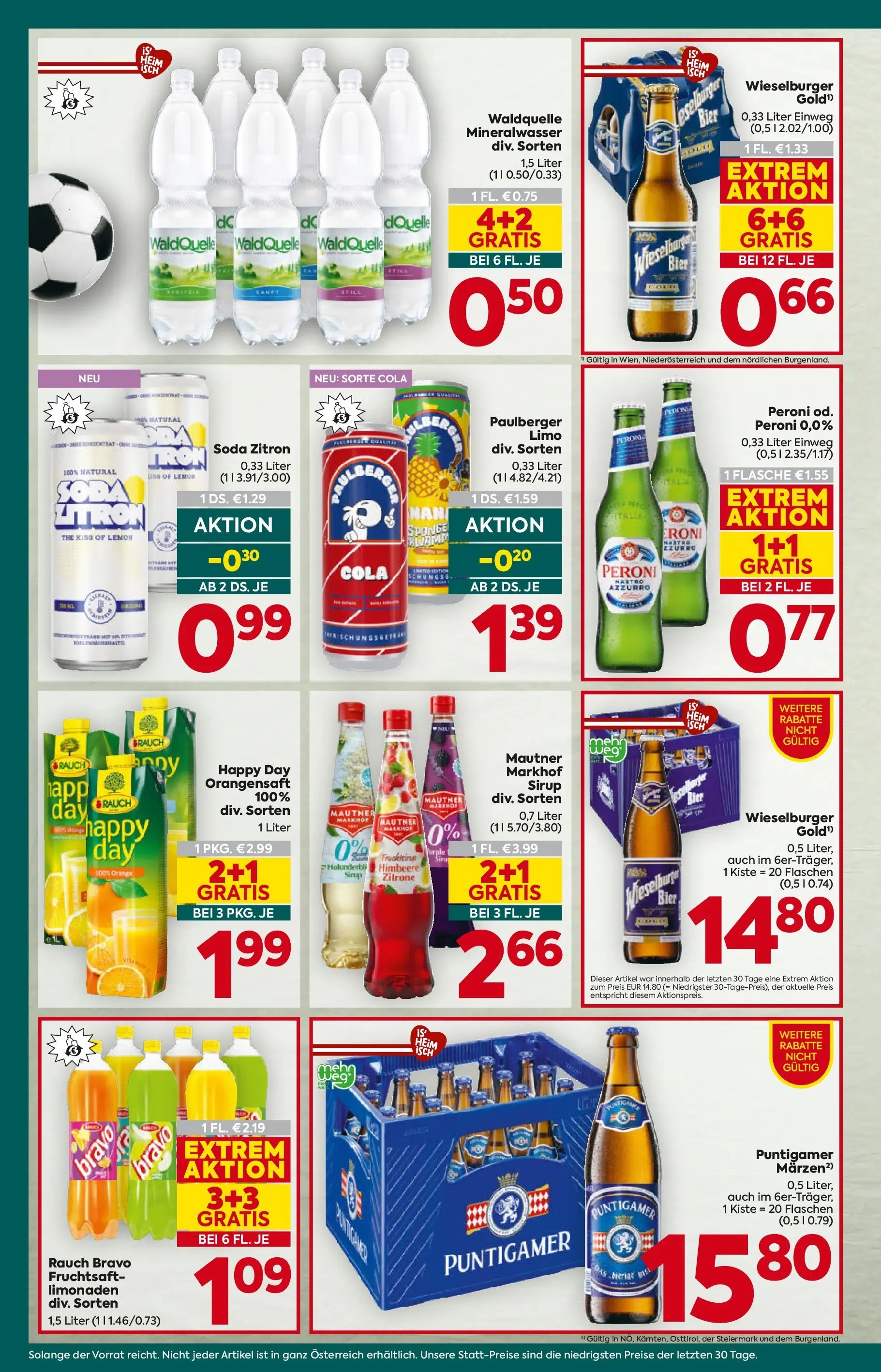 Billa Plus Flugblatt - Burgenland