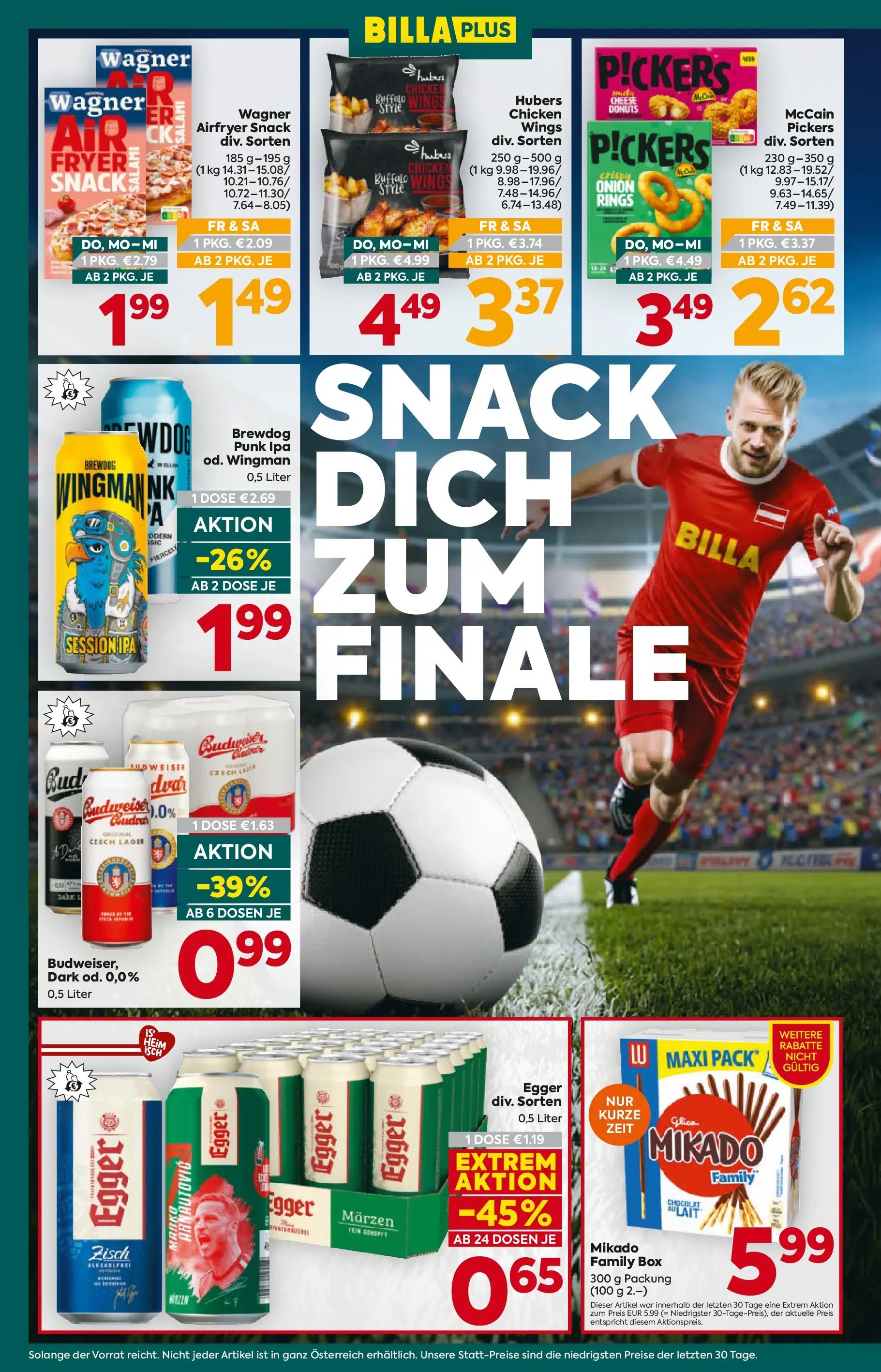 Billa Plus Flugblatt - Burgenland