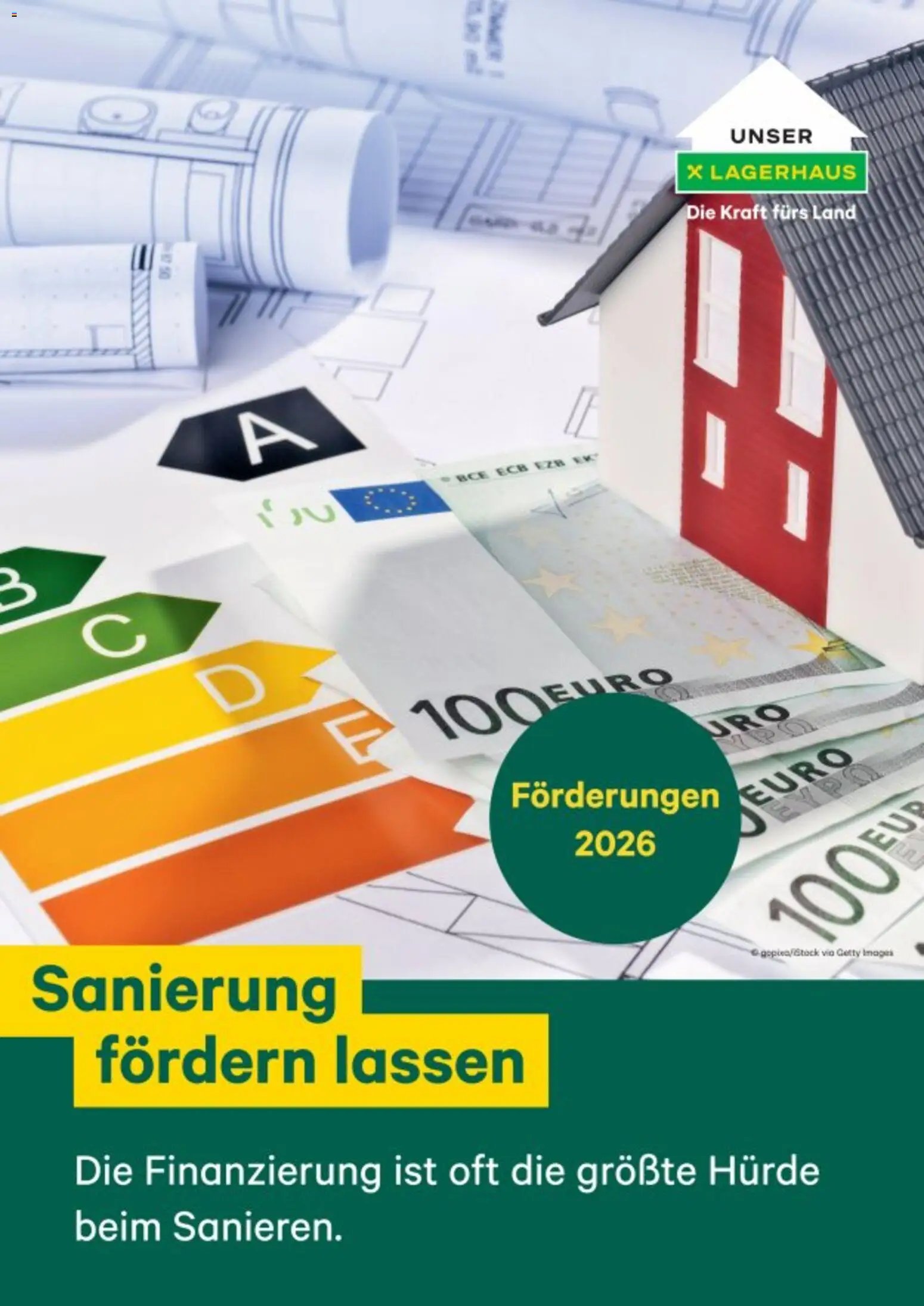 Lagerhaus Sanierung fördern lassen