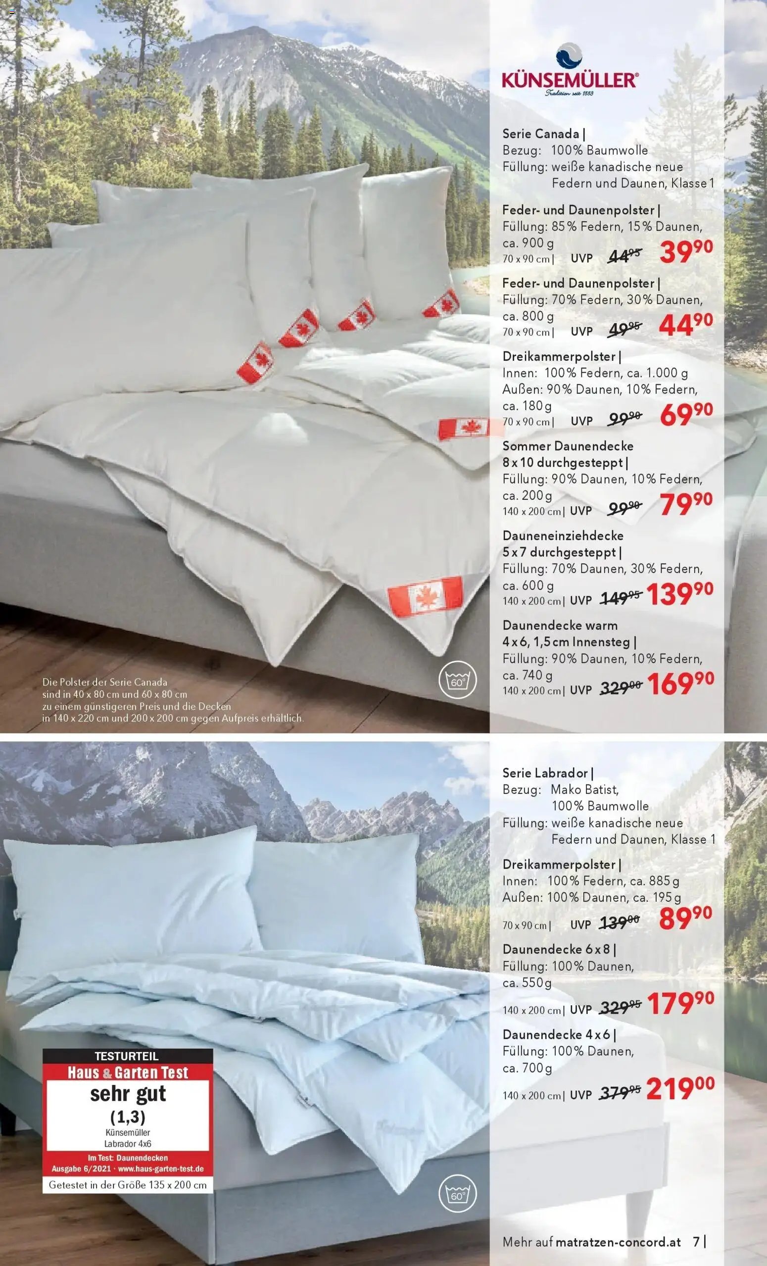 Matratzen Concord Aus Liebe zu gutem Schlaf - Villach