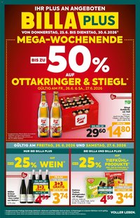 Billa Plus Flugblatt