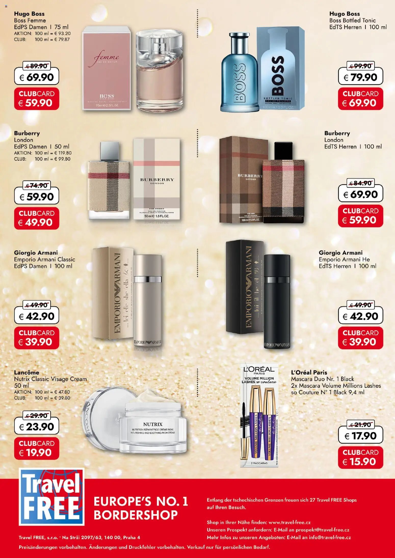 Travel FREE Flugblatt