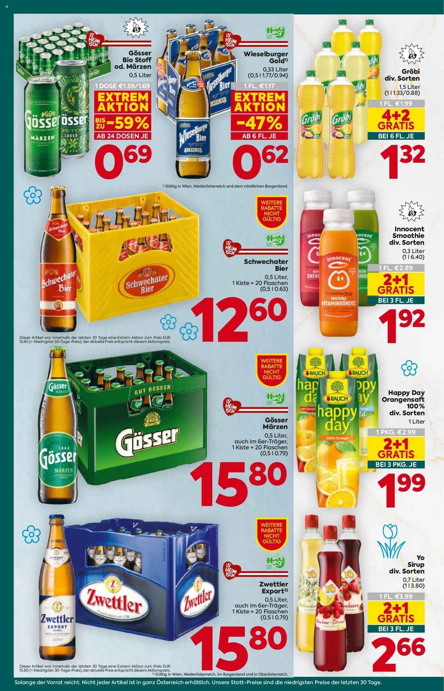 Billa Plus Flugblatt