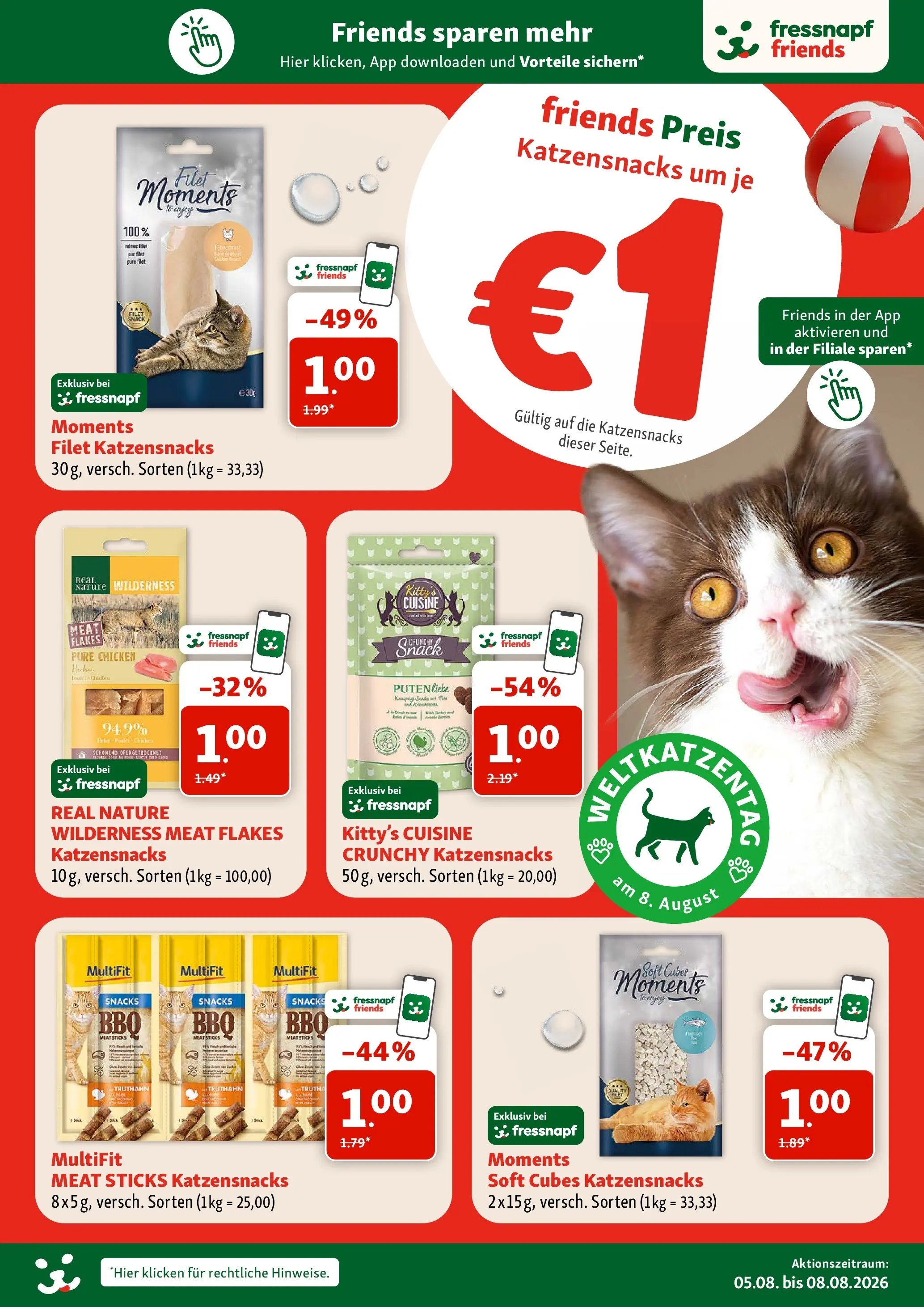 Fressnapf - Fressnapf Angebote 05.08. bis 08.08.