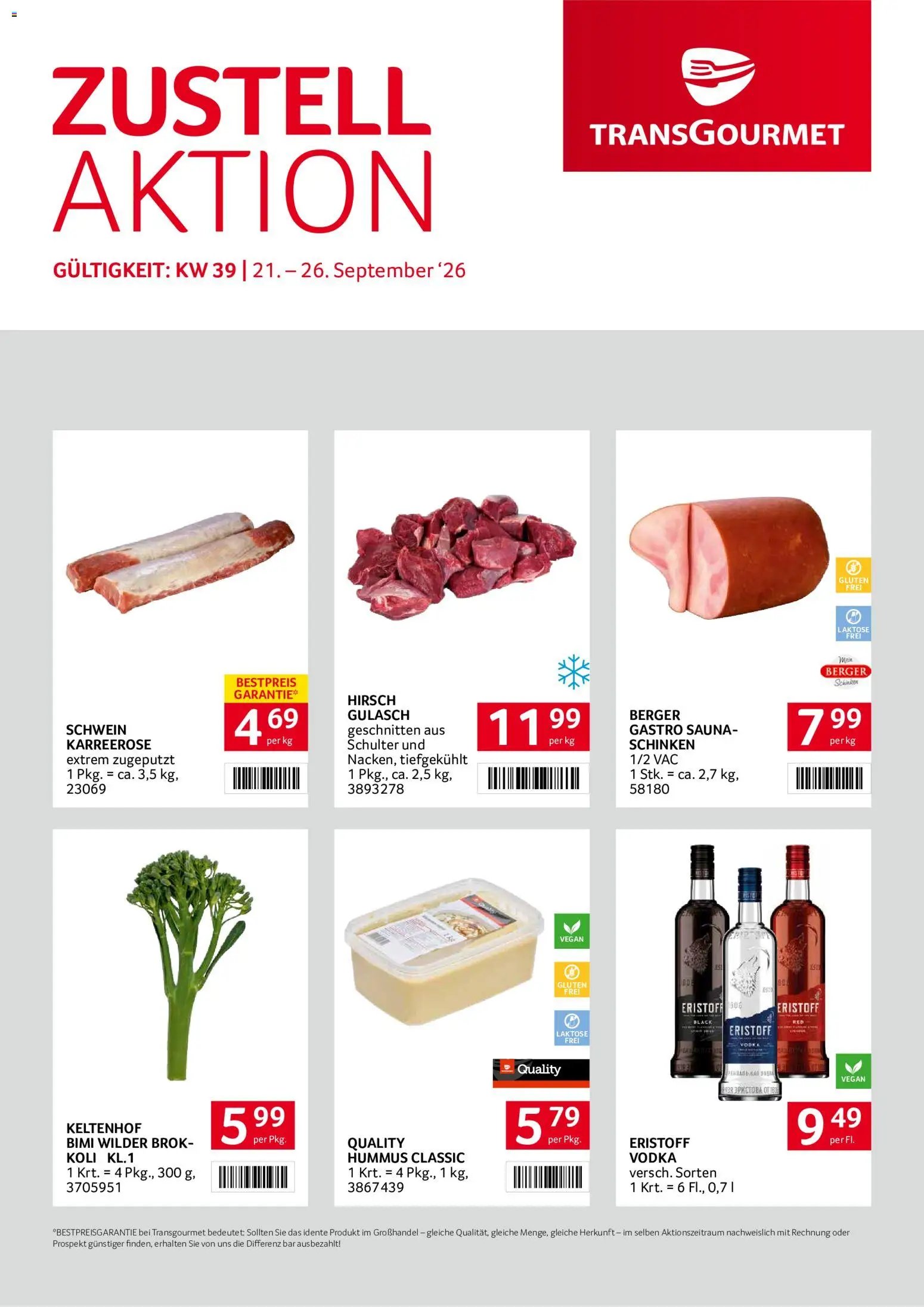 Transgourmet Zustellaktion