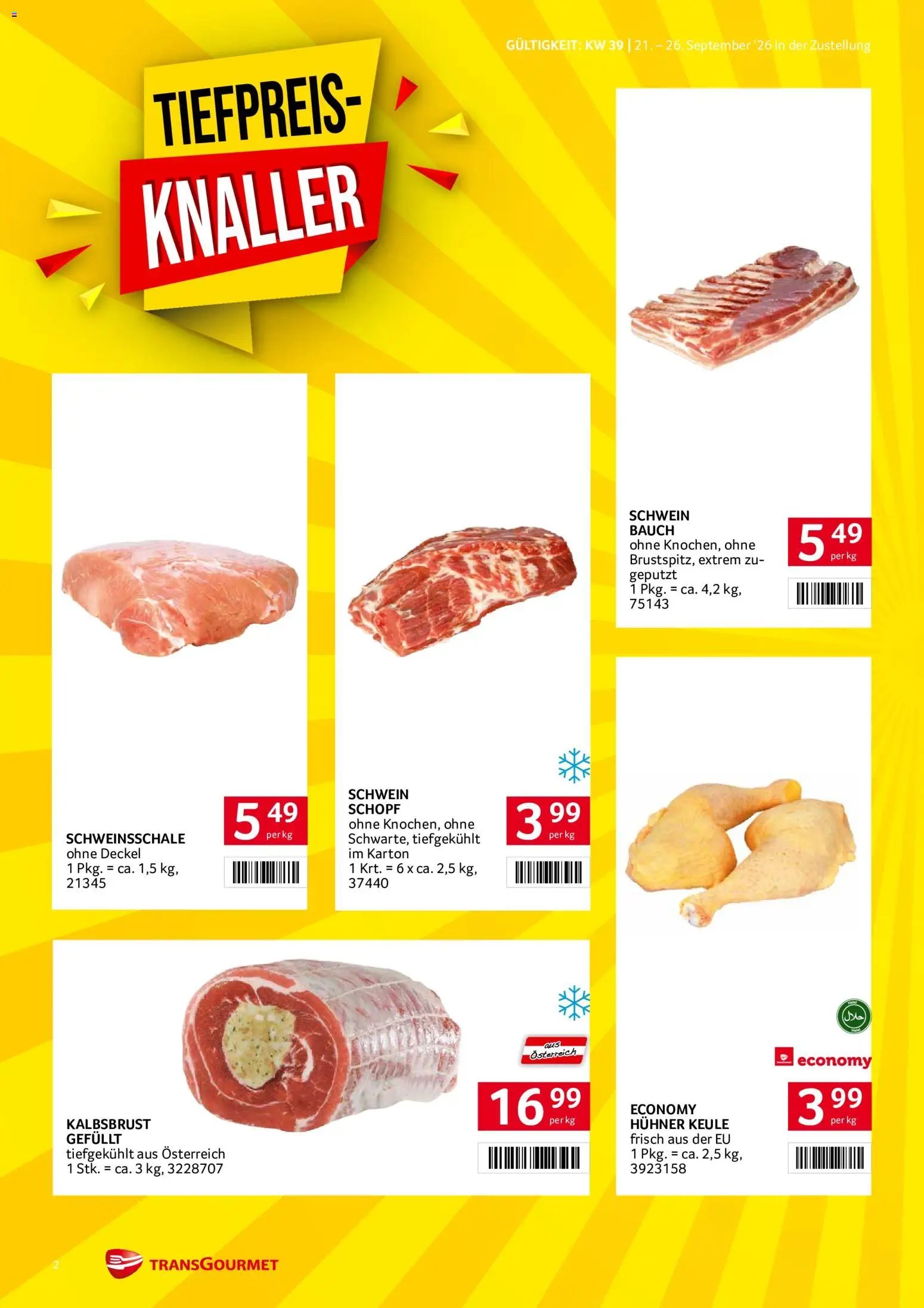 Transgourmet Zustellaktion