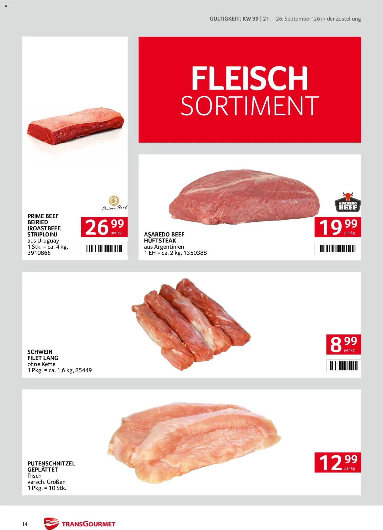 Transgourmet Zustellaktion