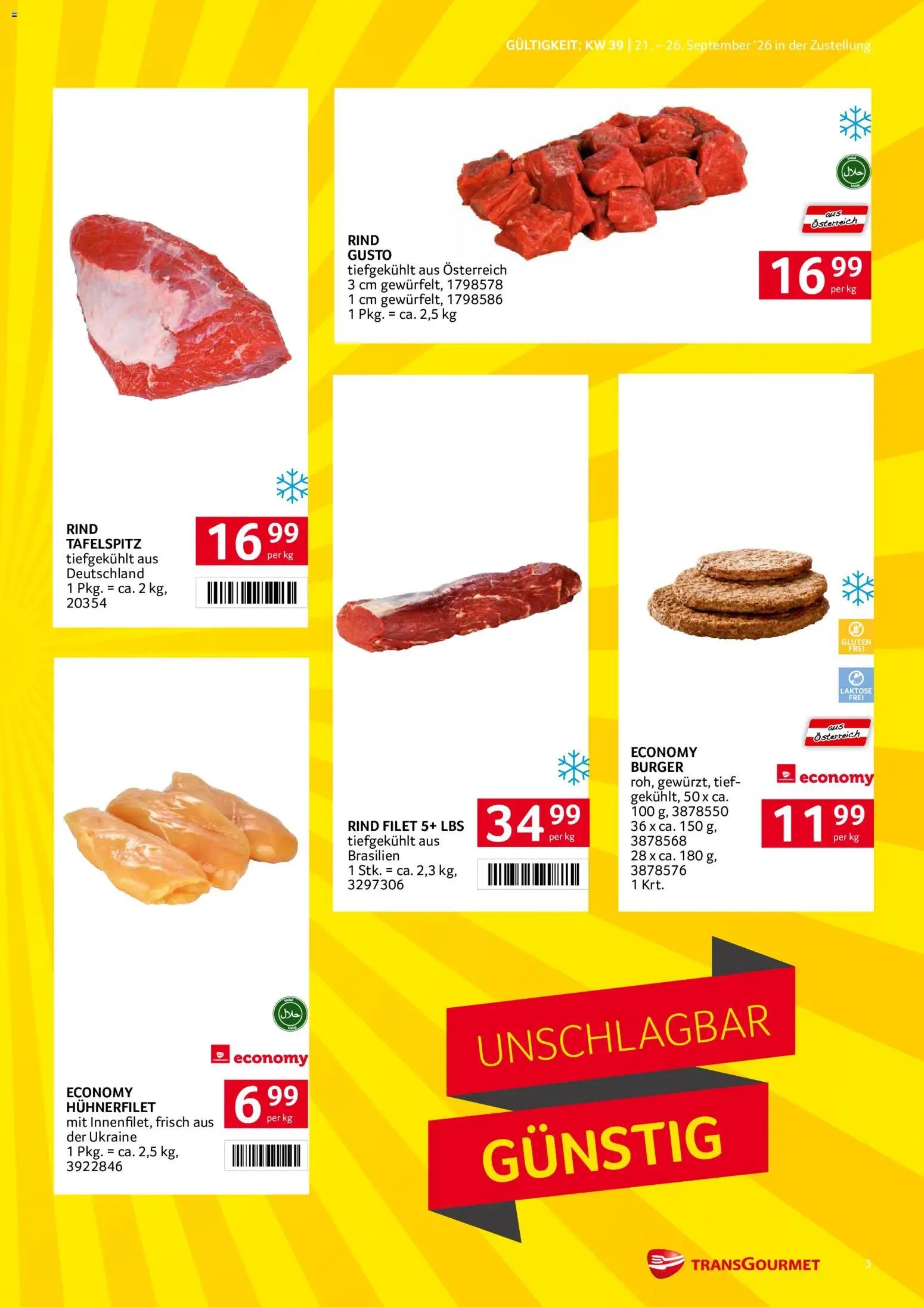 Transgourmet Zustellaktion