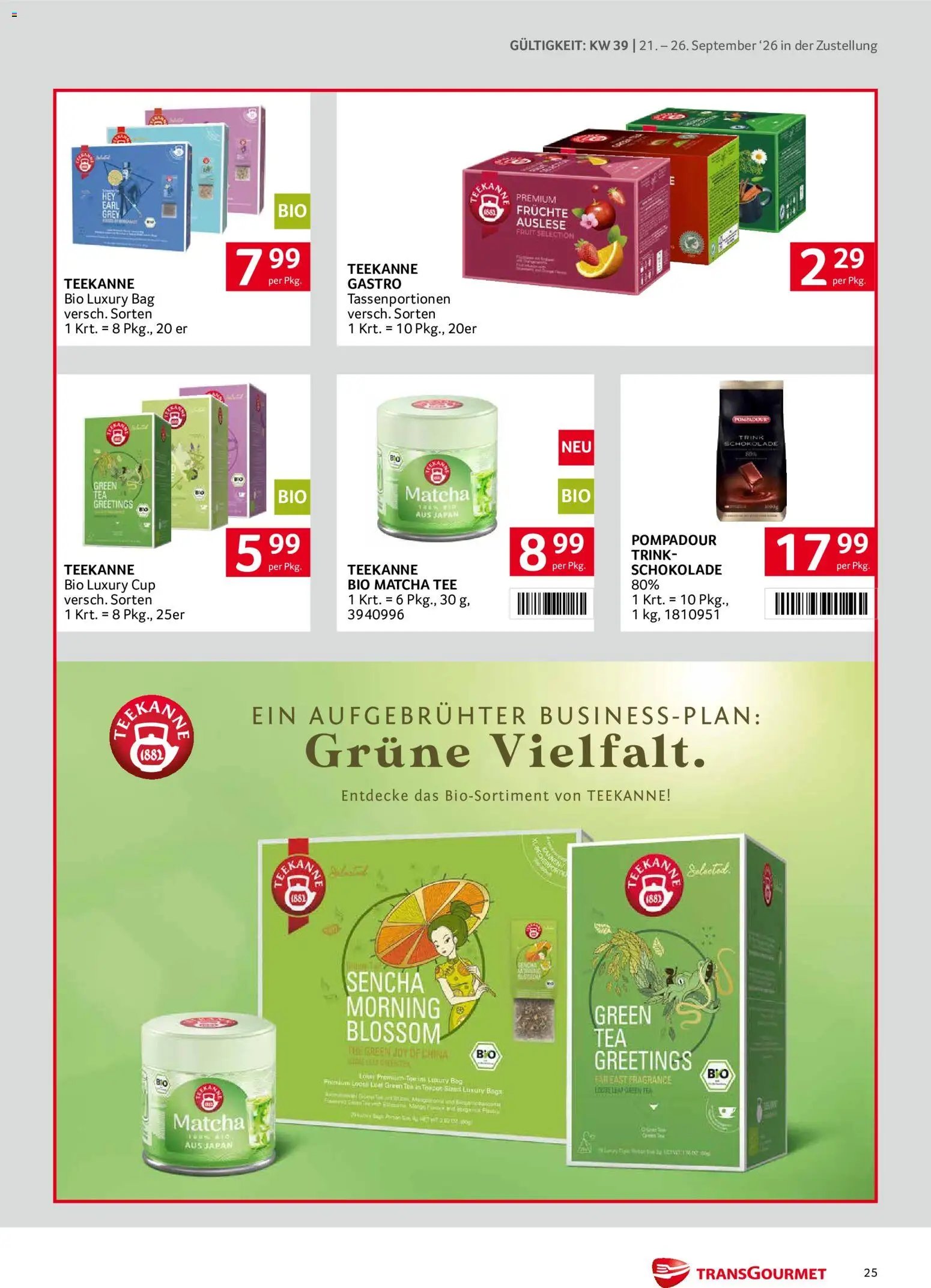 Transgourmet Zustellaktion