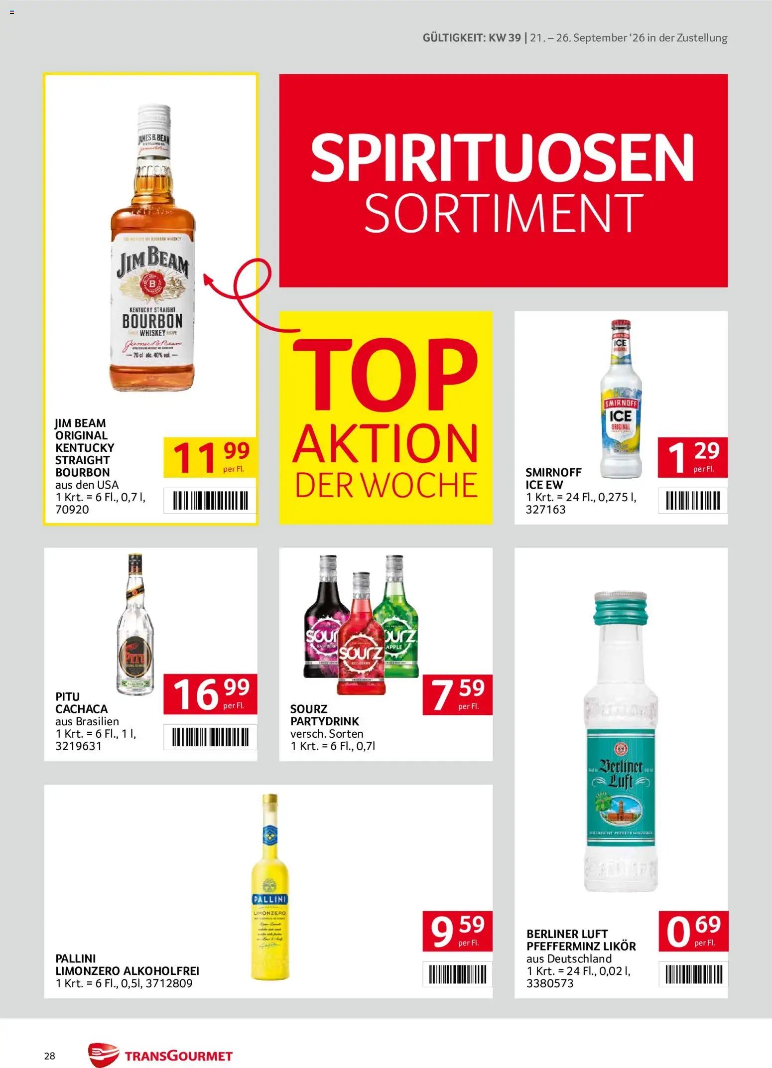 Transgourmet Zustellaktion