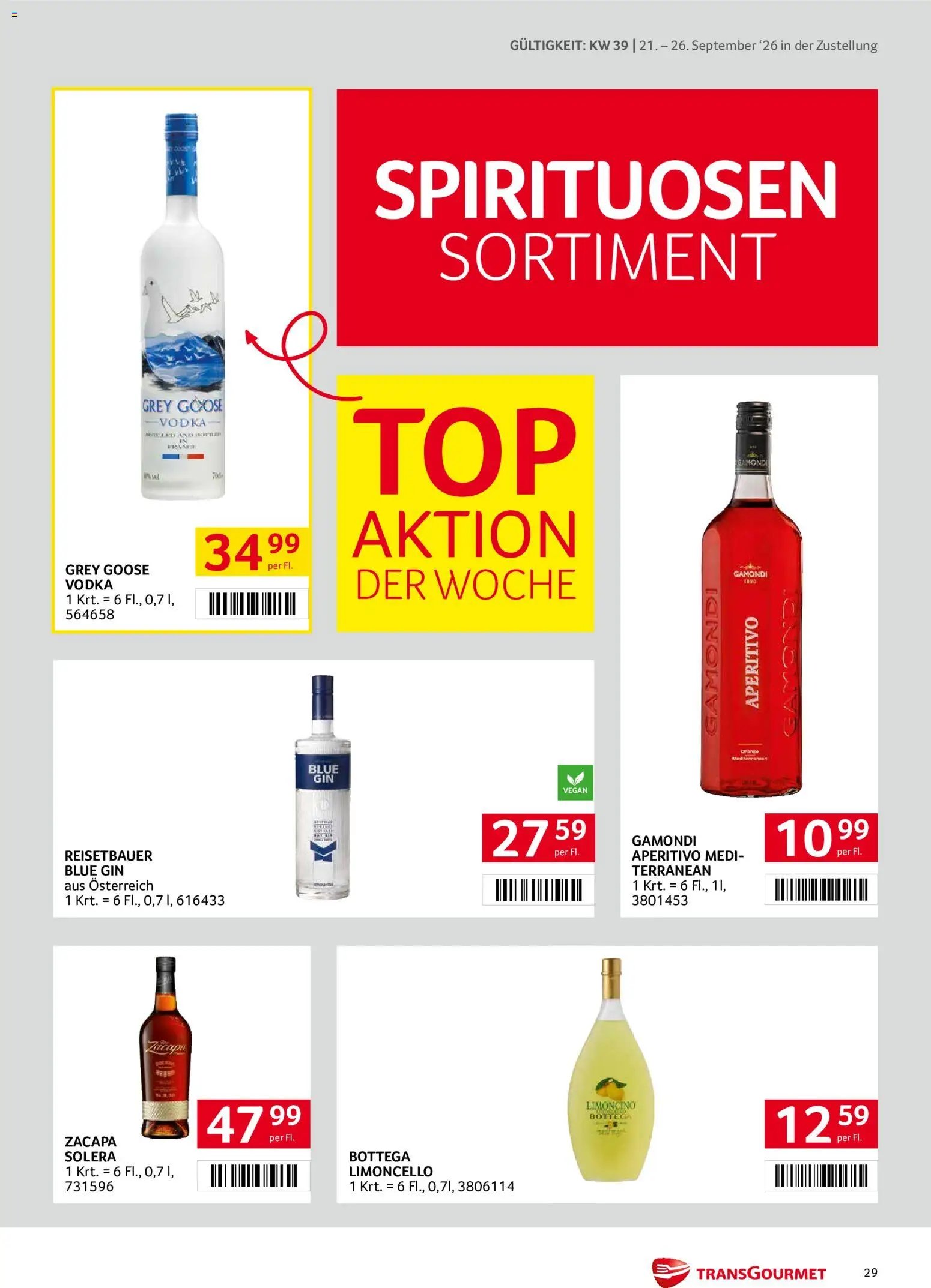 Transgourmet Zustellaktion
