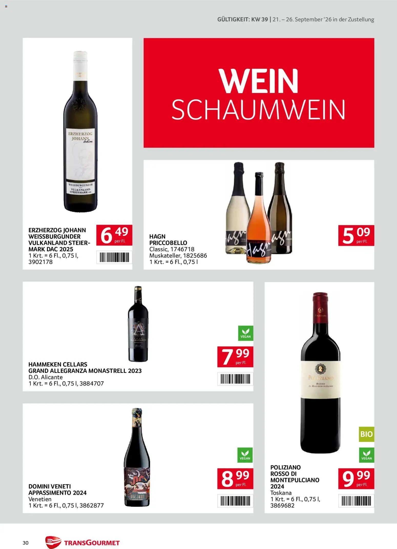 Transgourmet Zustellaktion
