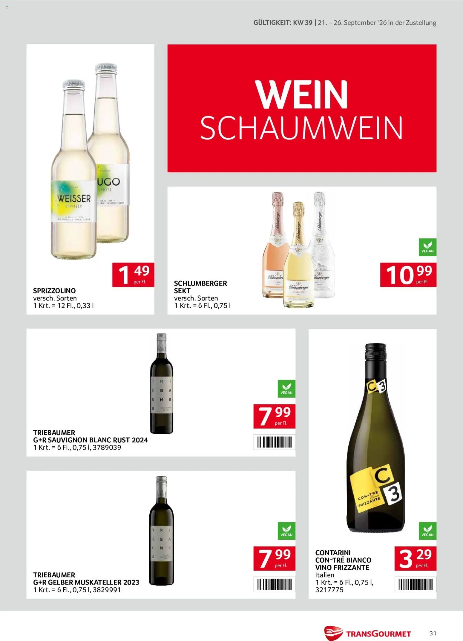 Transgourmet Zustellaktion