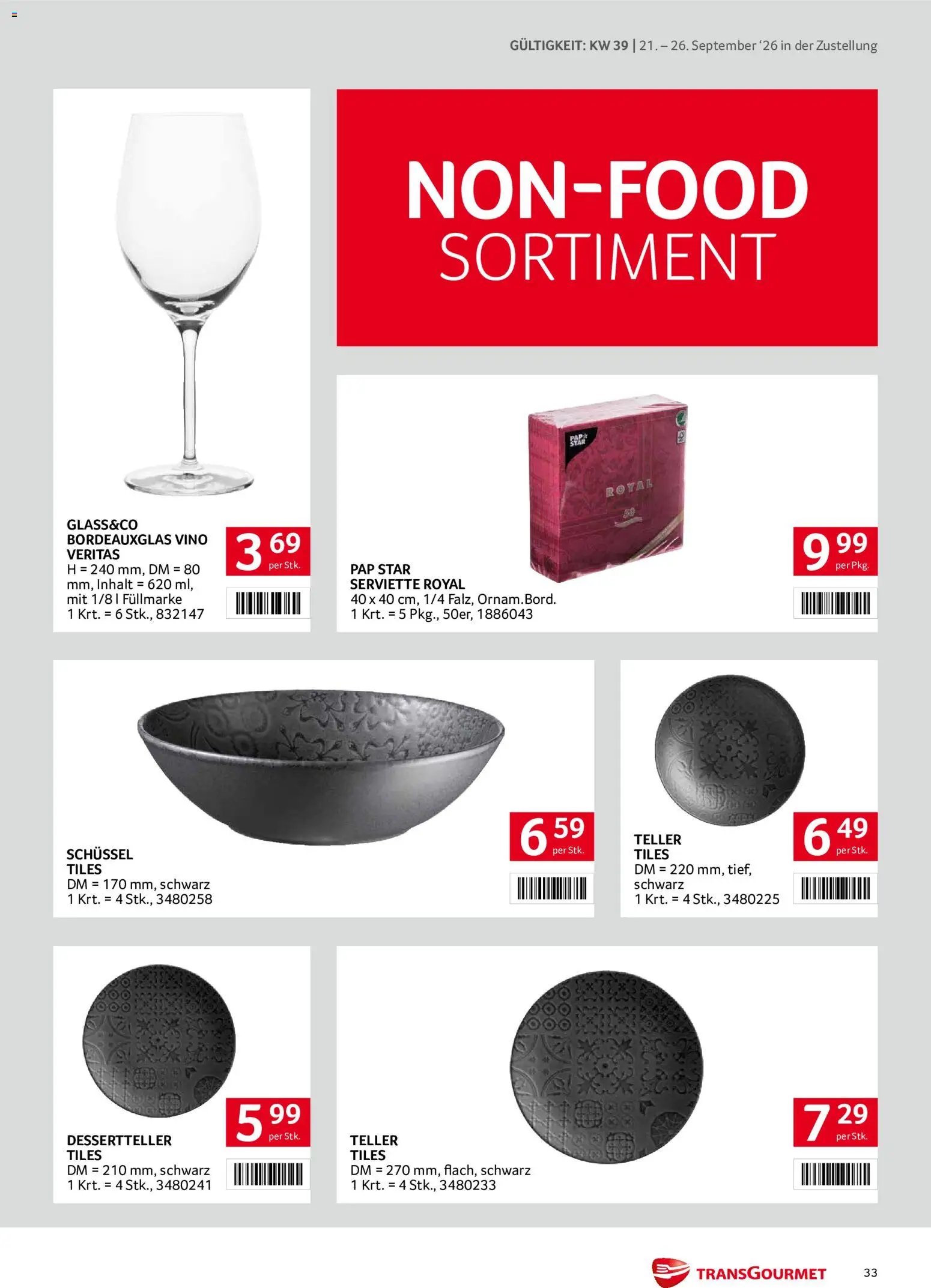 Transgourmet Zustellaktion