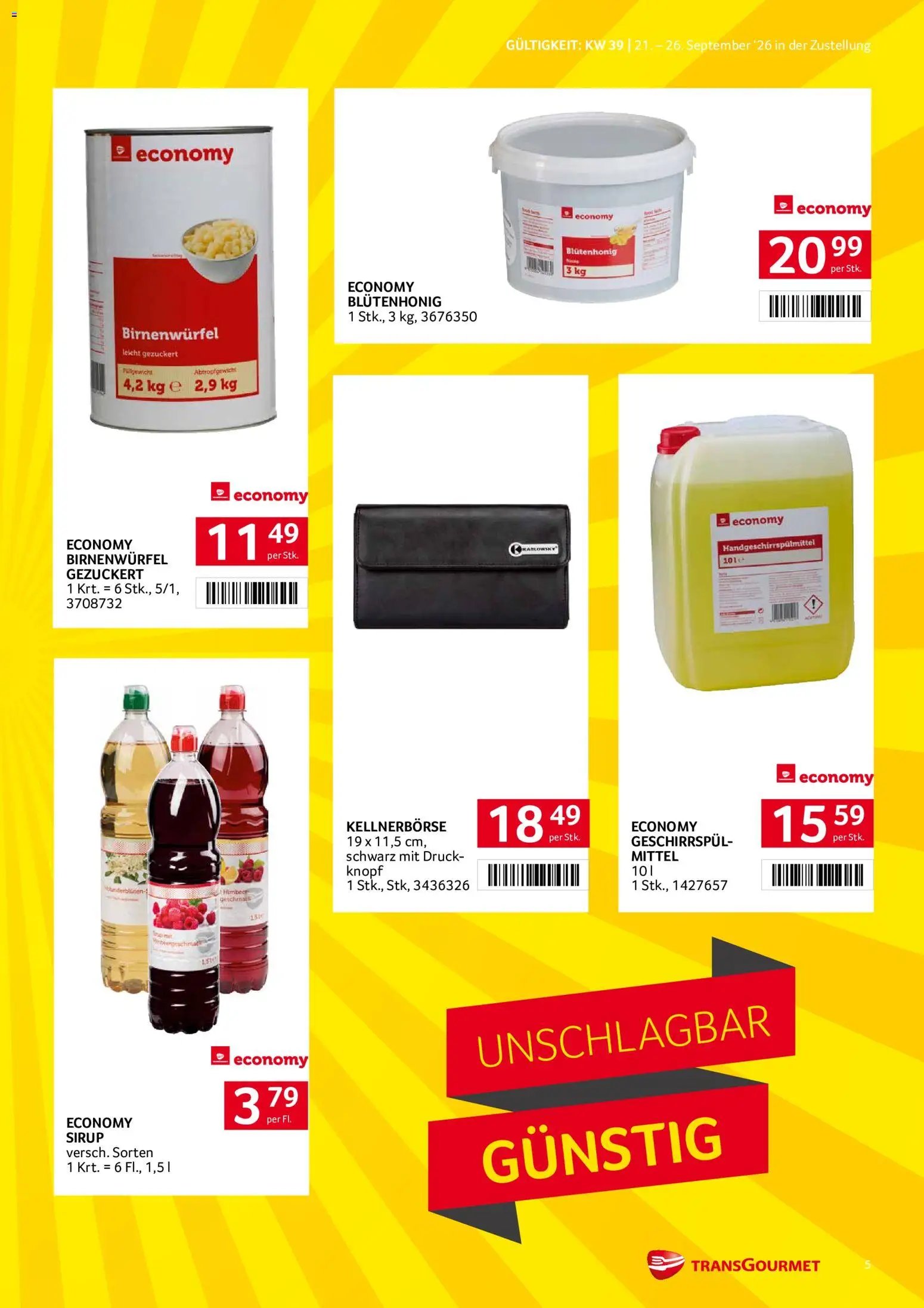 Transgourmet Zustellaktion