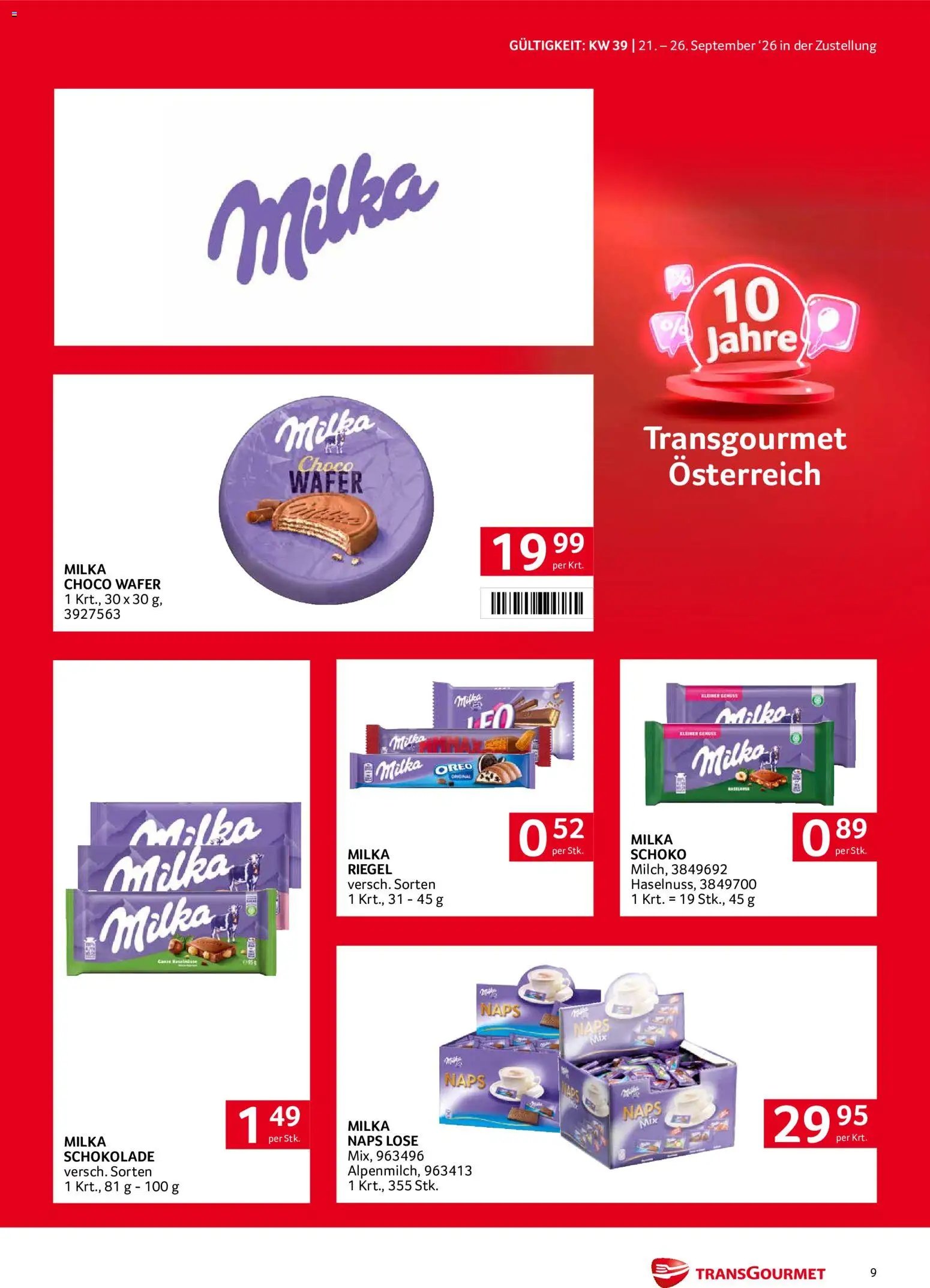 Transgourmet Zustellaktion