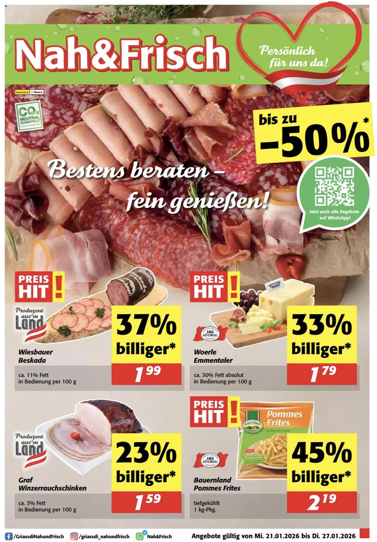 Nah und Frisch Flugblatt