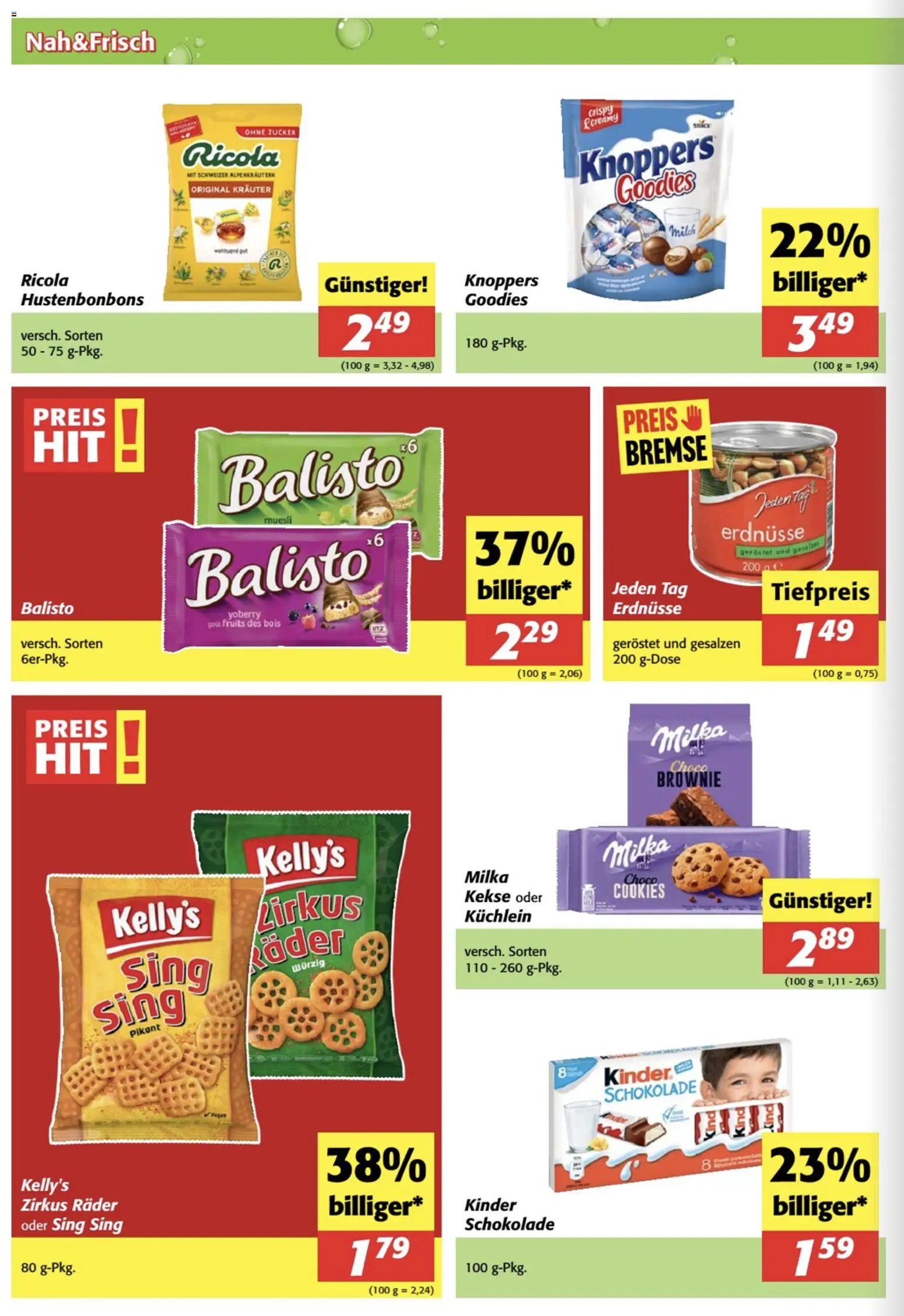 Nah und Frisch Flugblatt